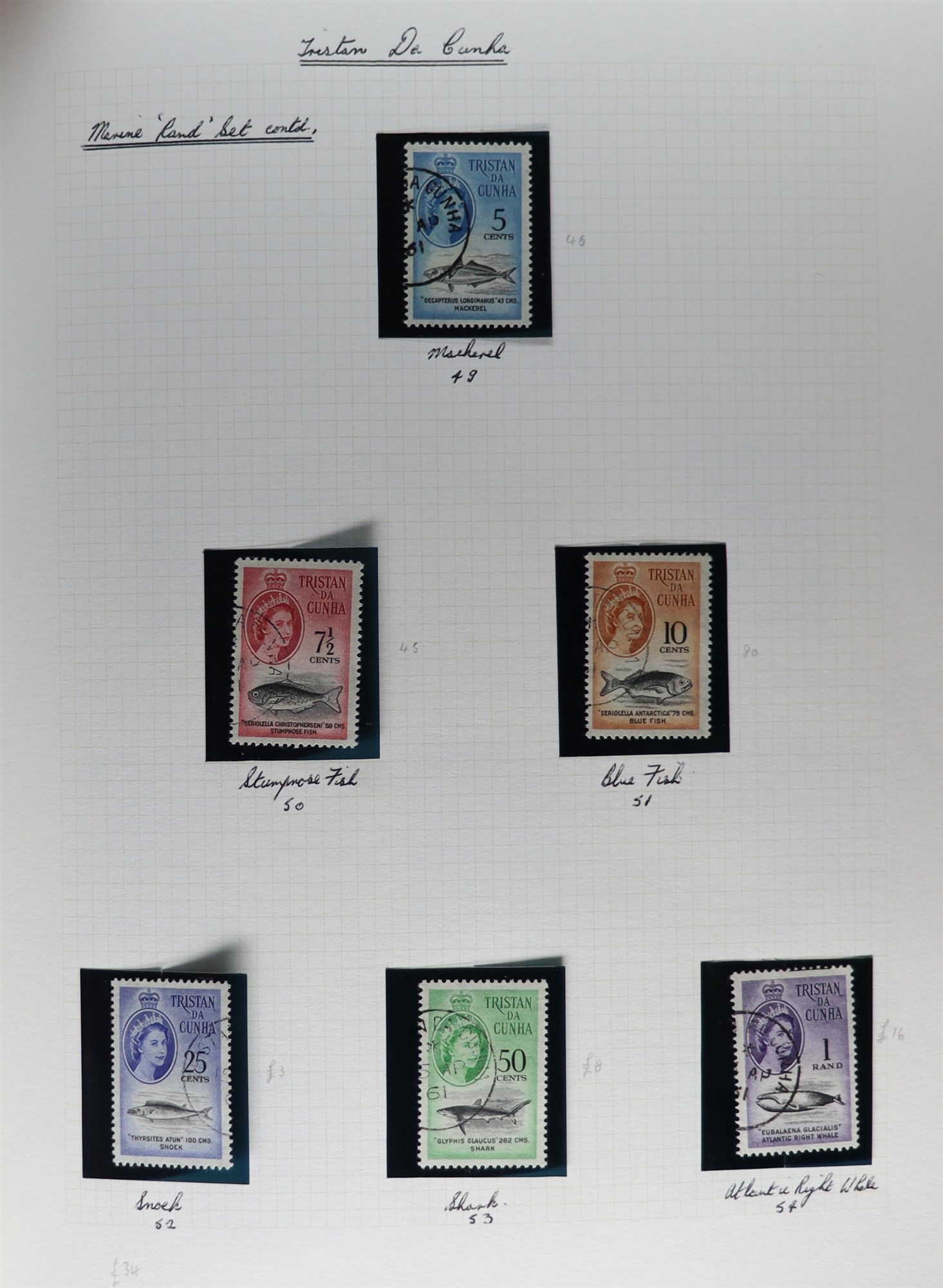 TRISTAN DA CUNHA 1952 - 2006 COLLECTIONS in six binders. Comprising of 1952 - 1980 in album - Image 11 of 13
