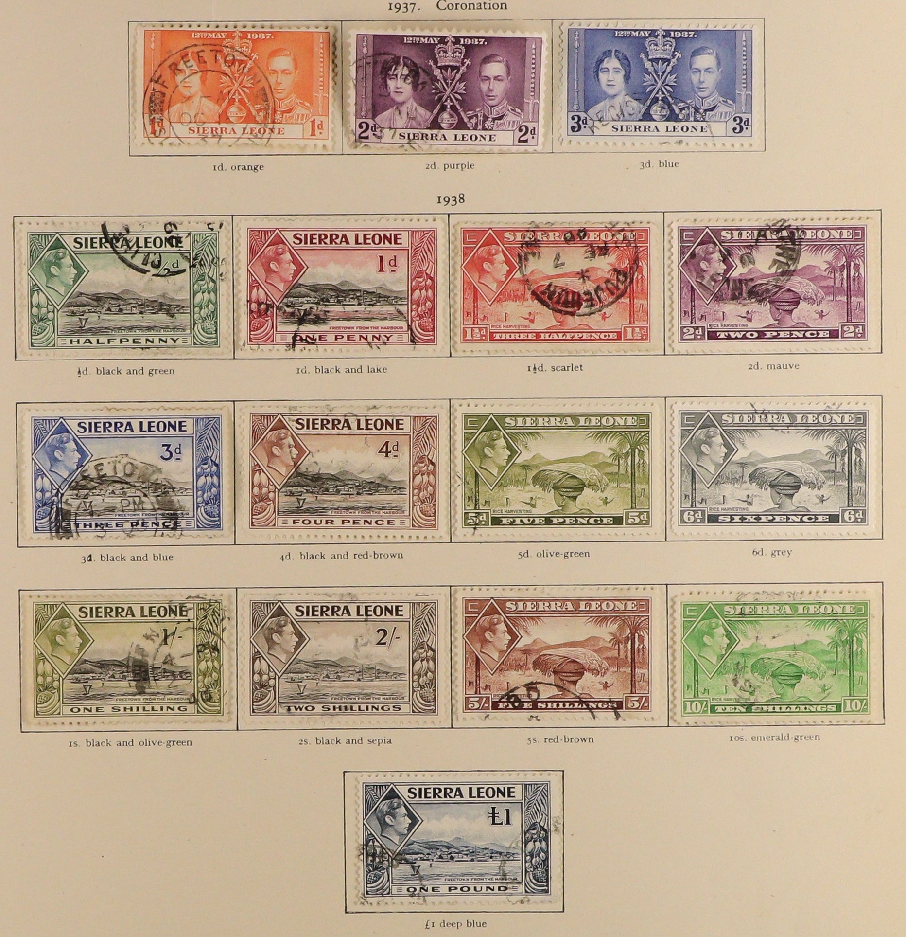 COLLECTIONS & ACCUMULATIONS COMMONWEALTH KING GEORGE VI VERY FINE USED COLLECTION in 3 well-filled - Image 40 of 48