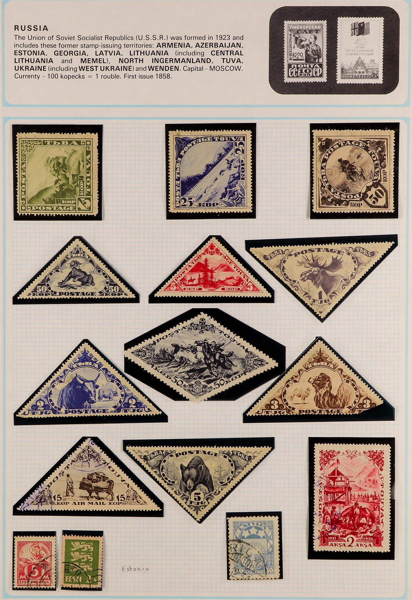 COLLECTIONS & ACCUMULATIONS WORLD COLLECTION 1890's to 1990's mint & used stamps in mostly hingeless - Image 39 of 41