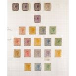 SIERRA LEONE 1859 - 1897 MINT COLLECTION on pages, note 1859-74 6d grey-lilac (4), 6d reddish lilac,
