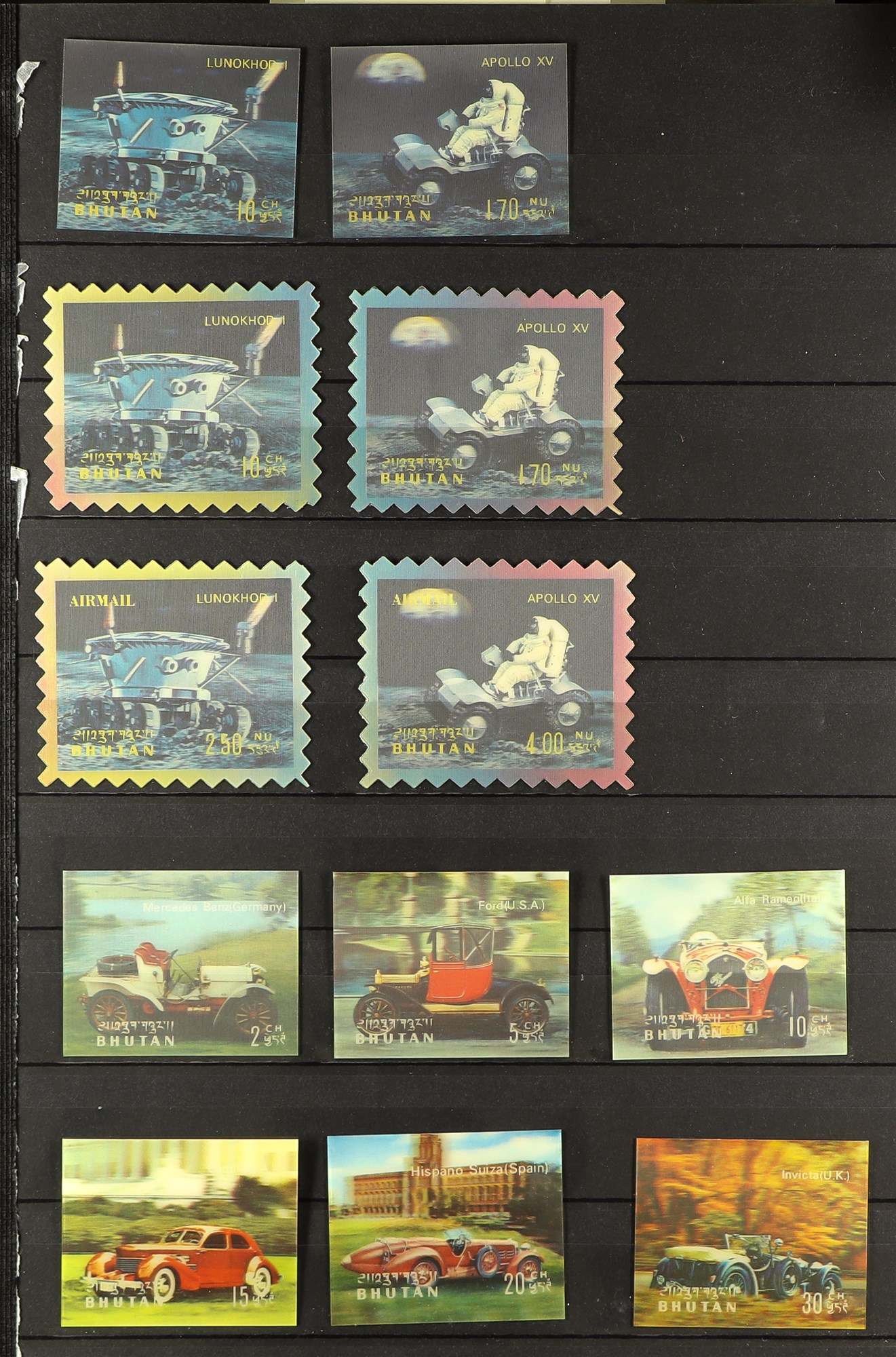 BHUTAN 1962 - 2001 COLLECTION of never hinged mint chiefly complete sets incl gold foil, embossed, - Image 4 of 10