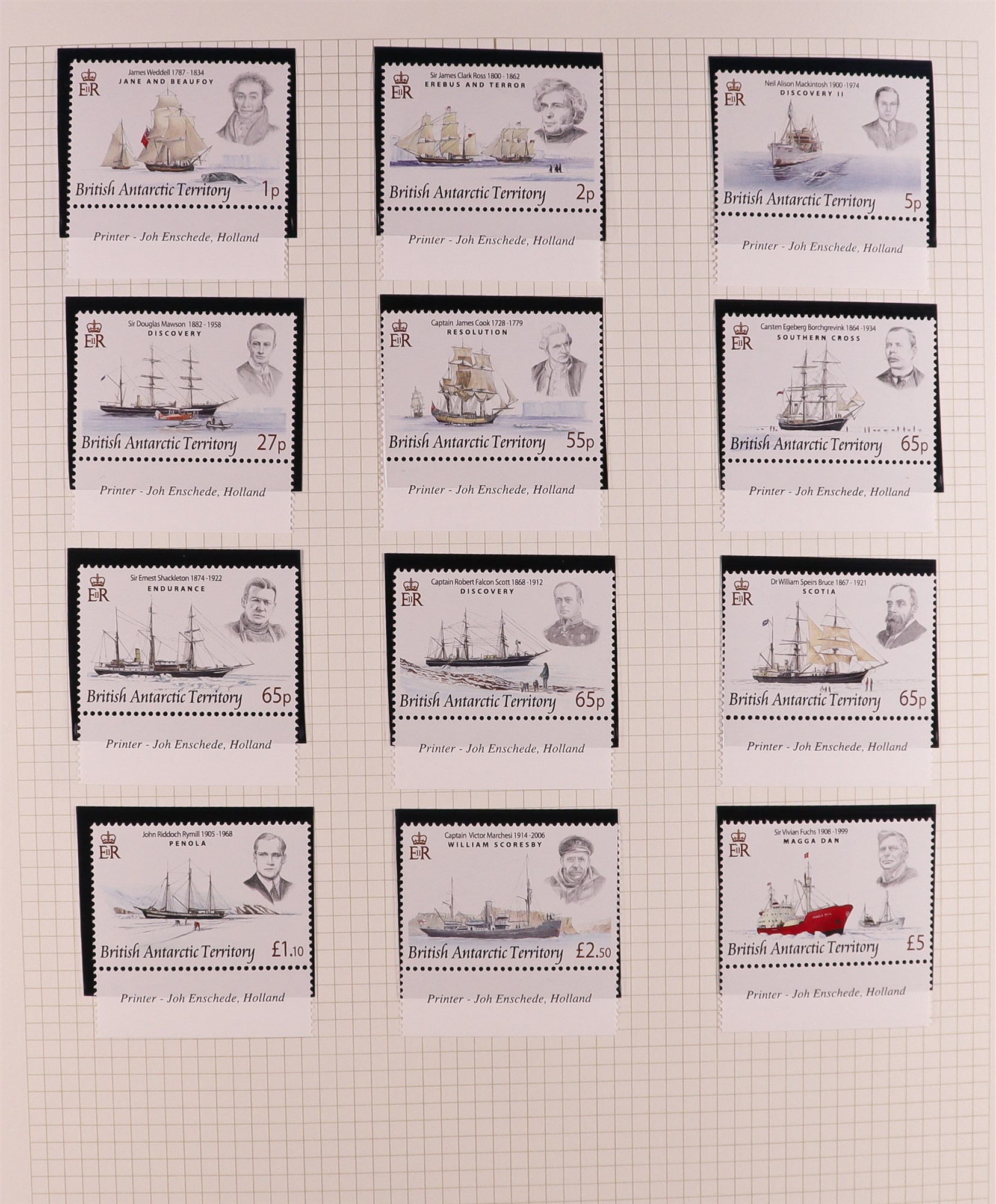COLLECTIONS & ACCUMULATIONS COMMONWEALTH ISLANDS - NEVER HINGED MINT COLLECTION IN 16 ALBUMS with - Image 3 of 30