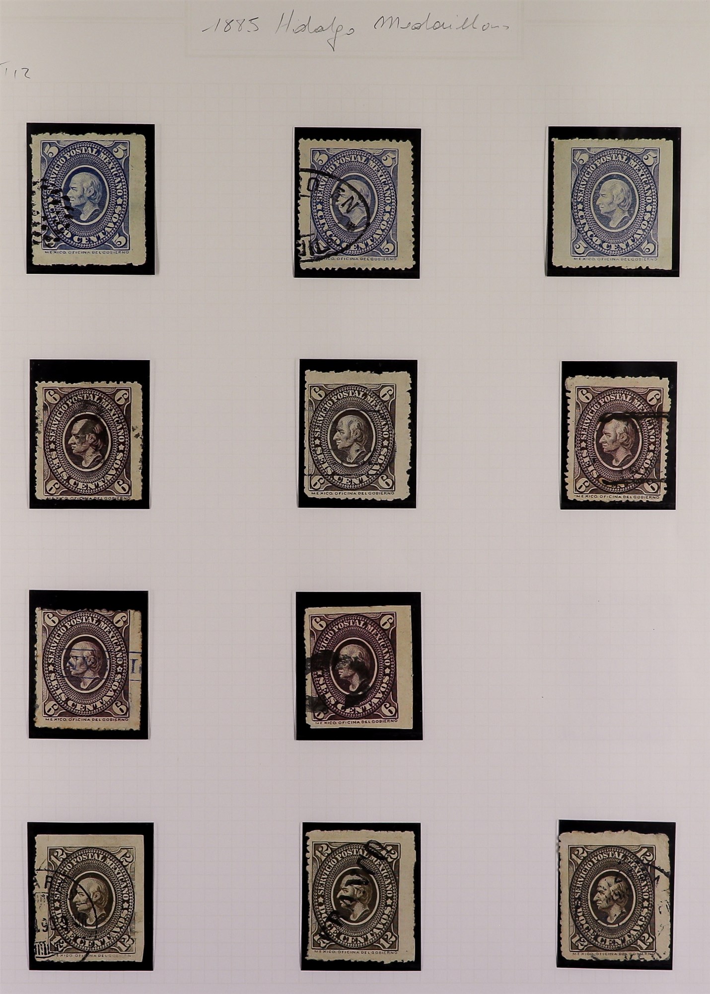 MEXICO 1884 - 1910 COLLECTION of 800+ mint & used stamps on album pages with some degree of semi- - Image 3 of 8