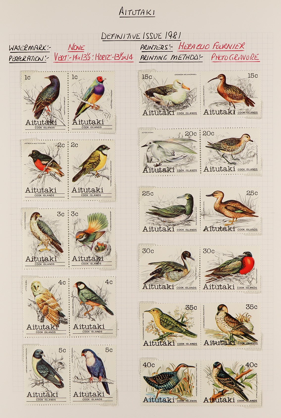 AITUTAKI 1982 - 1996 COLLECTION of mint sets and never hinged mint minature sheets, sheetlets & se- - Image 7 of 21