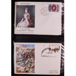 GB.FIRST DAY COVERS 1970 - 2015 COLLECTION which includes Post & Go, Military related and trains.