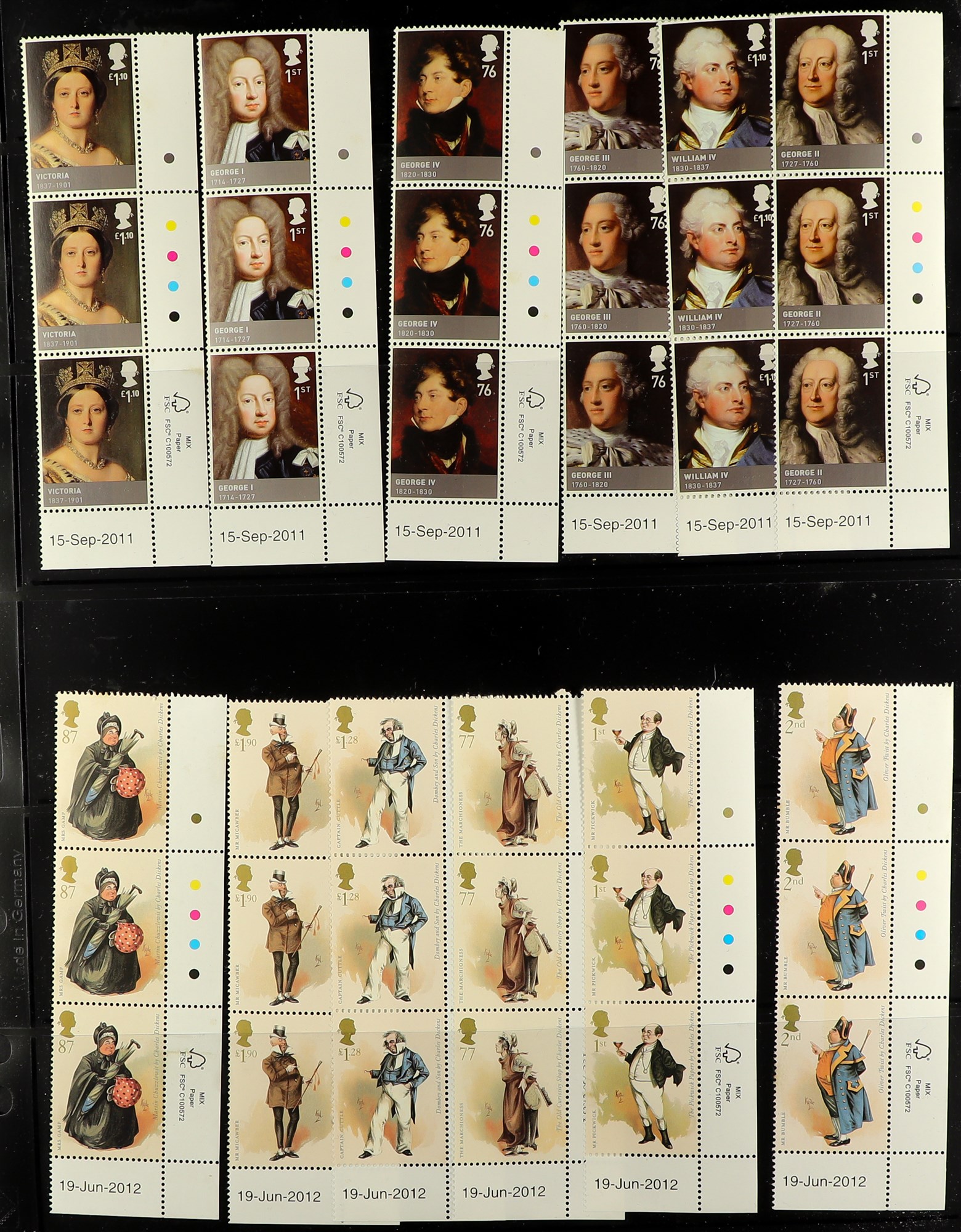 GB.ELIZABETH II 1971-2013 NEVER HINGED MINT COLLECTION on stock pages, includes gutter pairs & - Image 7 of 9