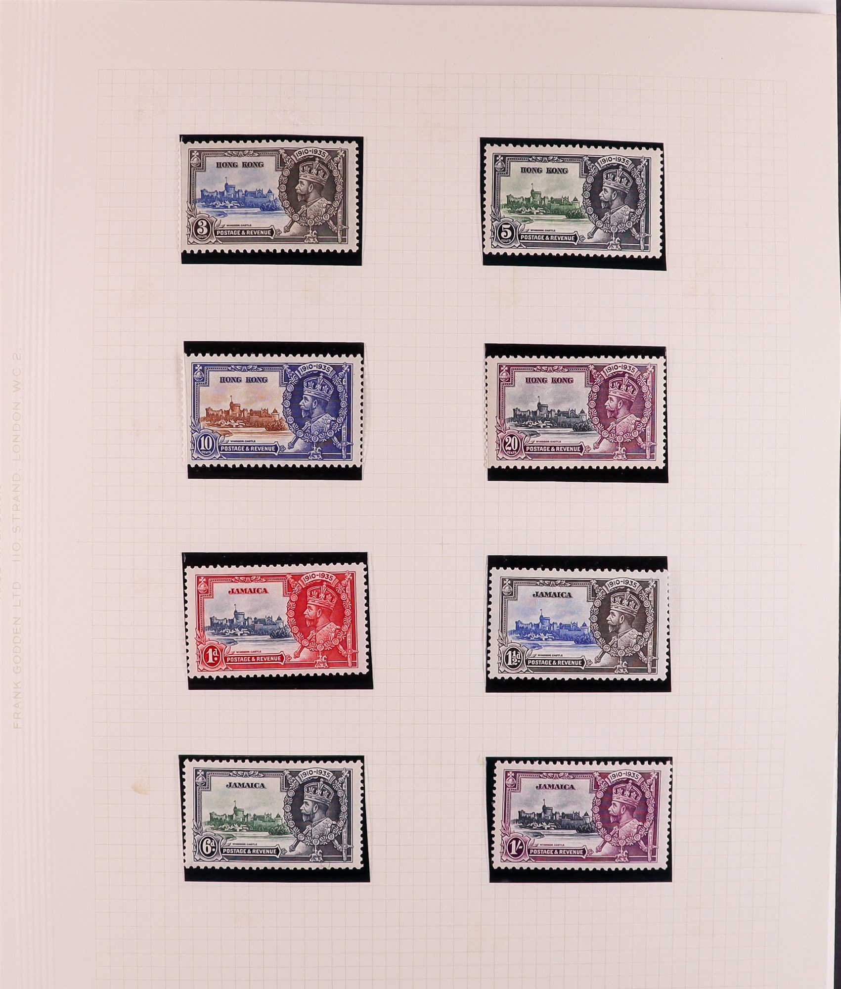COLLECTIONS & ACCUMULATIONS 1935 SILVER JUBILEE OMNIBUS a comprehensive run opf sets in Simplex - Image 3 of 3