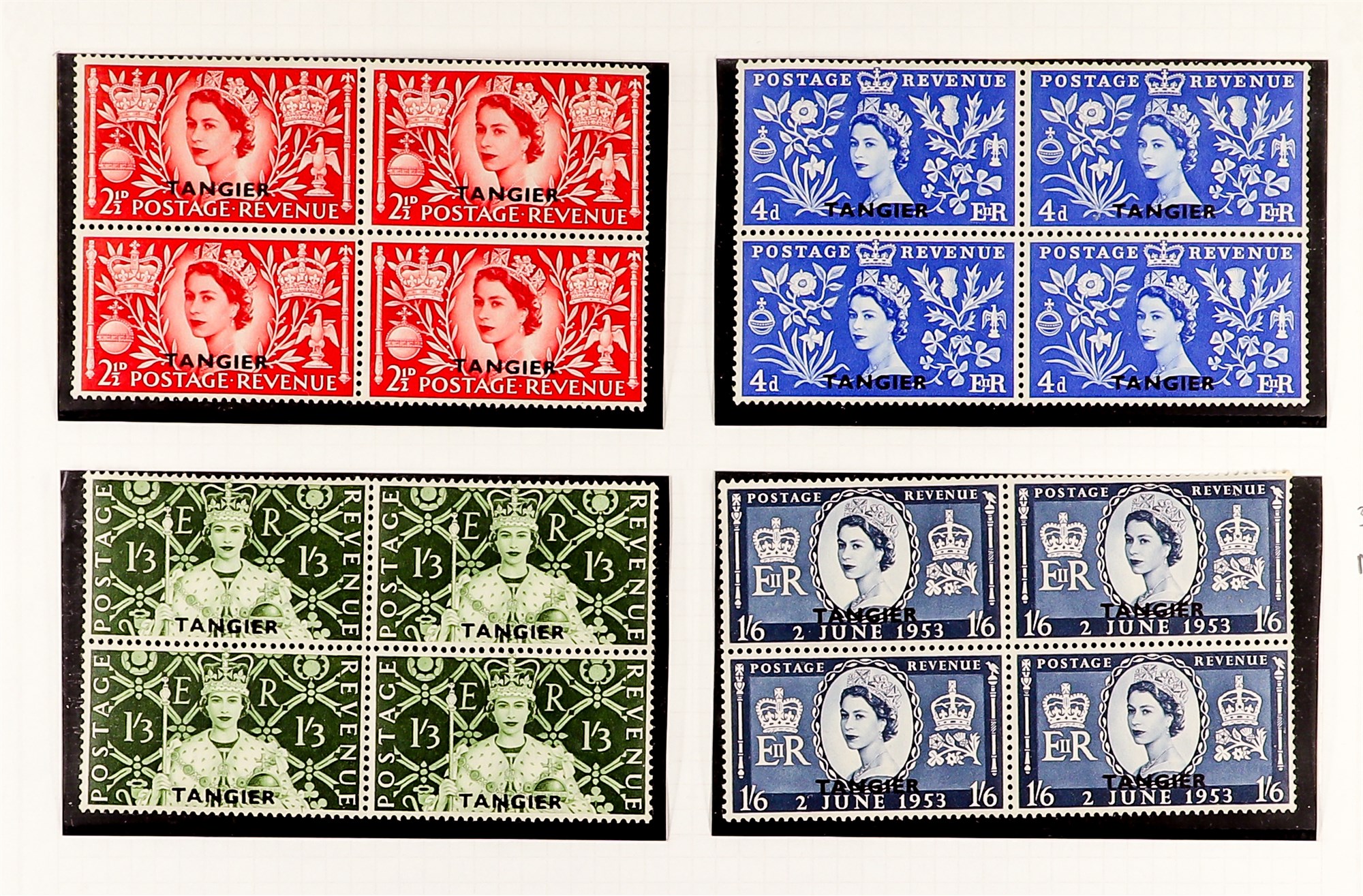 MOROCCO AGENCIES TANGIER 1927 - 1957 collection of mint and never hinged mint stamps, many sets, - Image 4 of 6