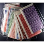 GB.ELIZABETH II MINT PRE-DECIMALS SHEETS, PART SHEETS AND BLOCKS. Includes Castles, Wildings,