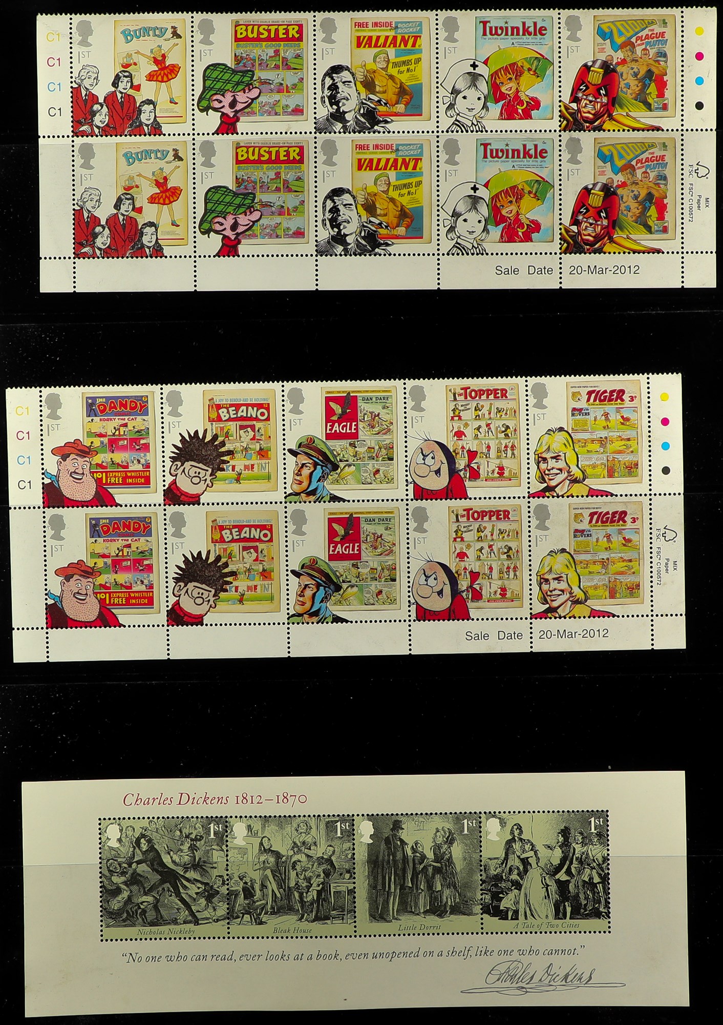 GB.ELIZABETH II 1971-2013 NEVER HINGED MINT COLLECTION on stock pages, includes gutter pairs & - Image 8 of 9