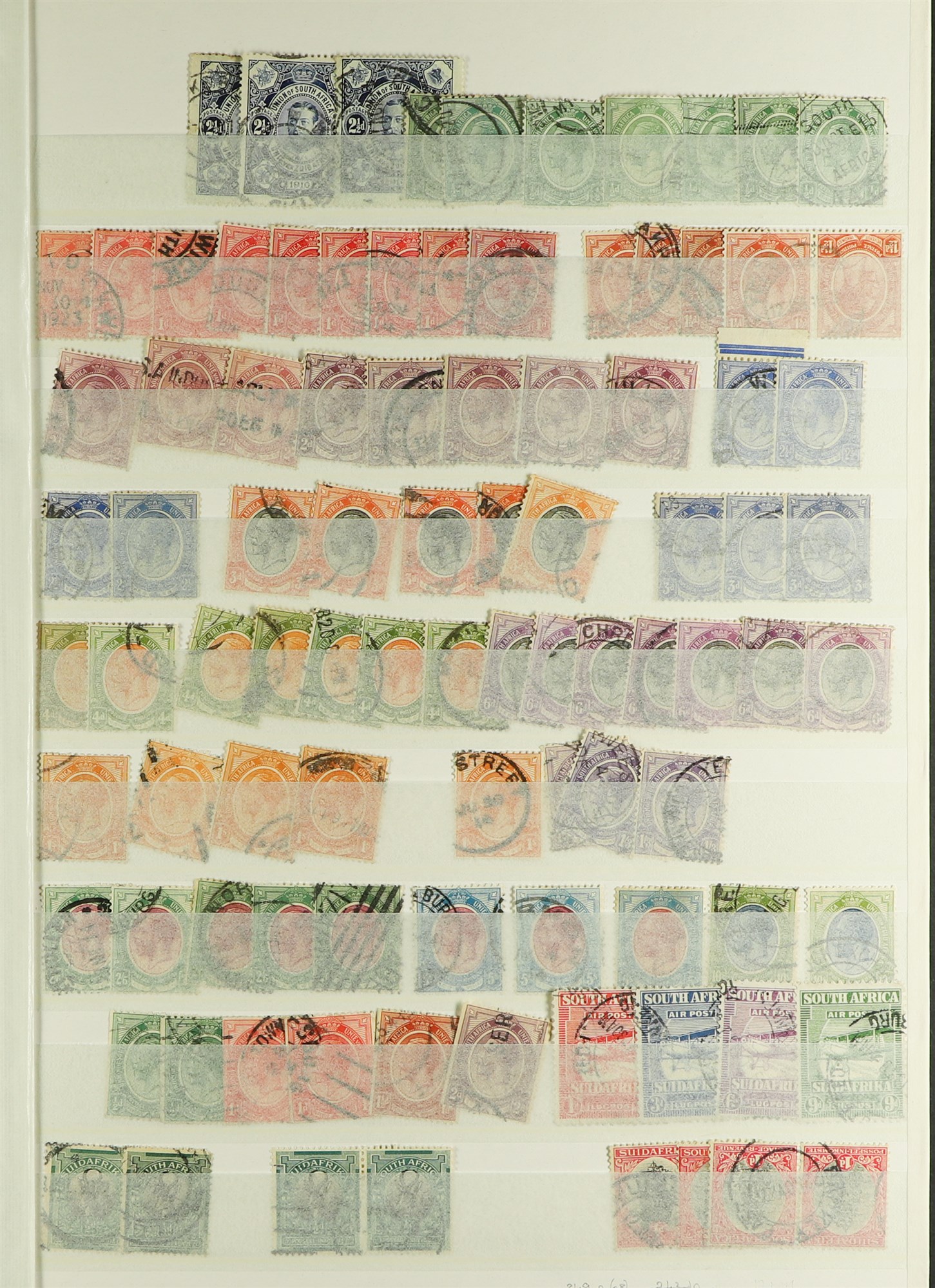 SOUTH AFRICA 1913 - 2000 COLLECTION / ACCUMULATION of 1500+ mint / never hinged mint & used stamps