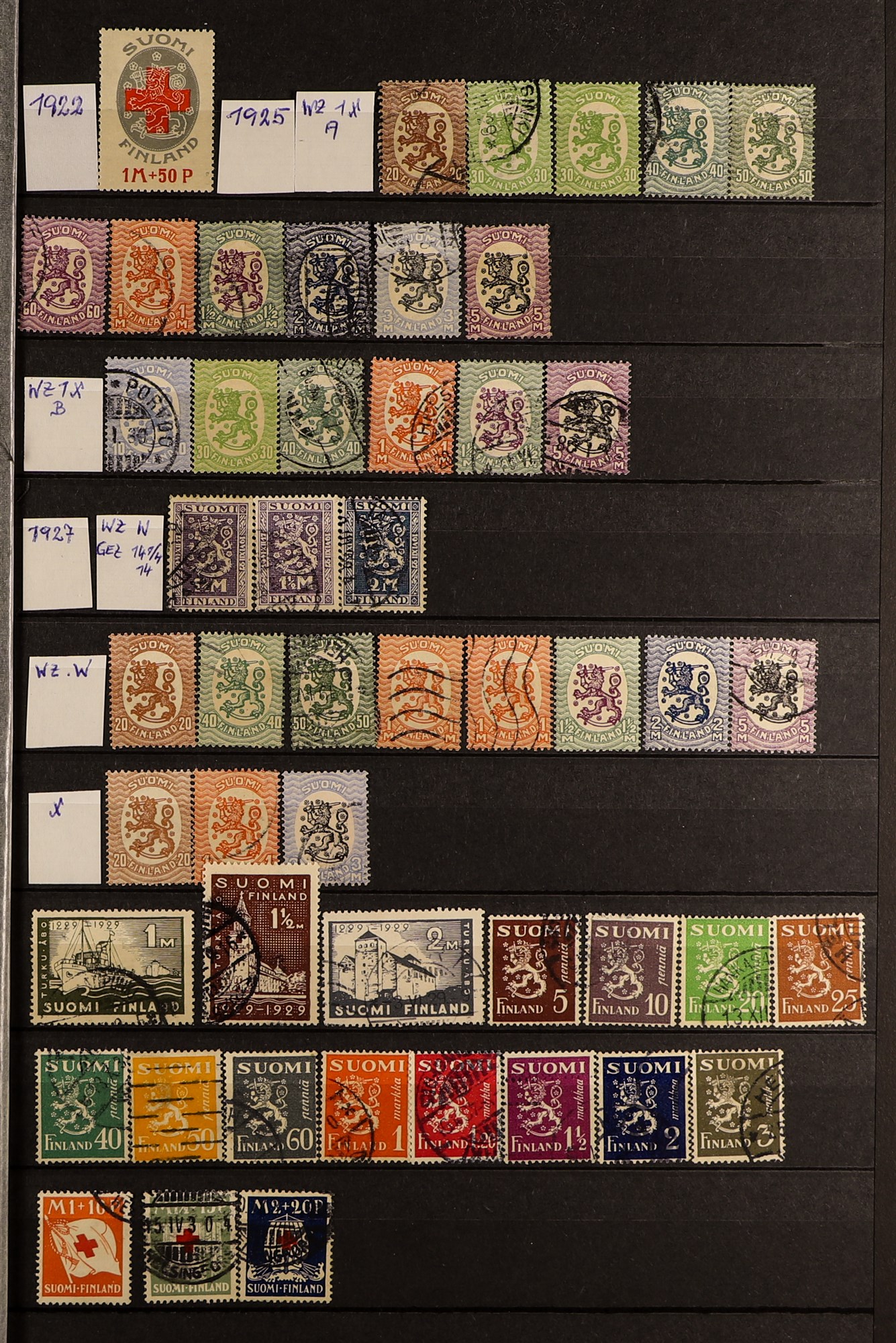 FINLAND 1860 - 2010's ACCUMULATION IN CARTON of mint / never hinged mint & used stamps and miniature - Image 25 of 34