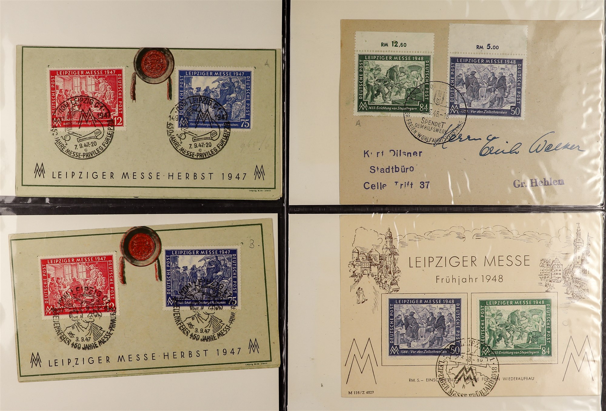 GERMAN ALLIED ZONES 1945 - 1951 COVERS COLLECTION around 60 items from various allied zones, - Image 11 of 16