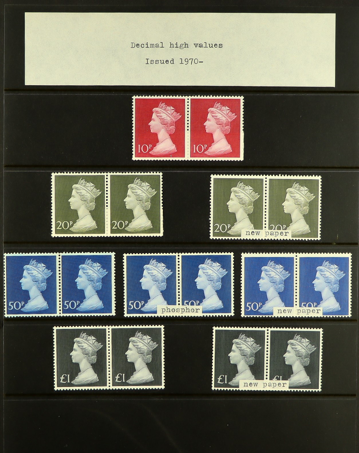 GREAT BRITAIN 1937-1980's NEVER HINGED MINT COLLECTION in two albums, includes 1937-47 set incl - Image 15 of 33