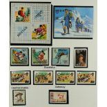 COLLECTIONS & ACCUMULATIONS SCOUTS 1950's-2010's world collection in hingeless mounts in two albums,