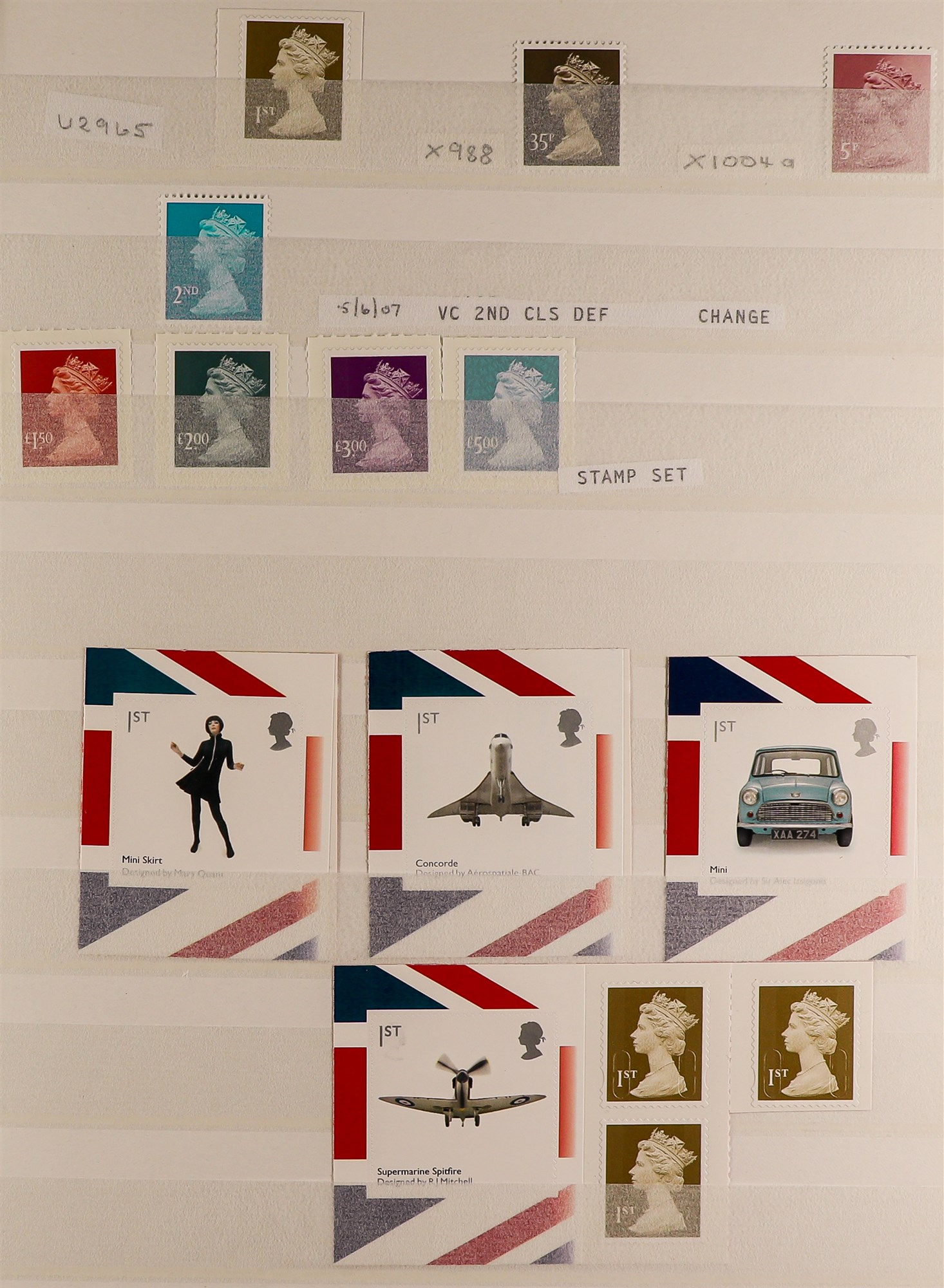 GB.ELIZABETH II NEVER HINGED MINT RANGES Mostly 2000's issues in stockbook, includes Smiler - Image 4 of 10