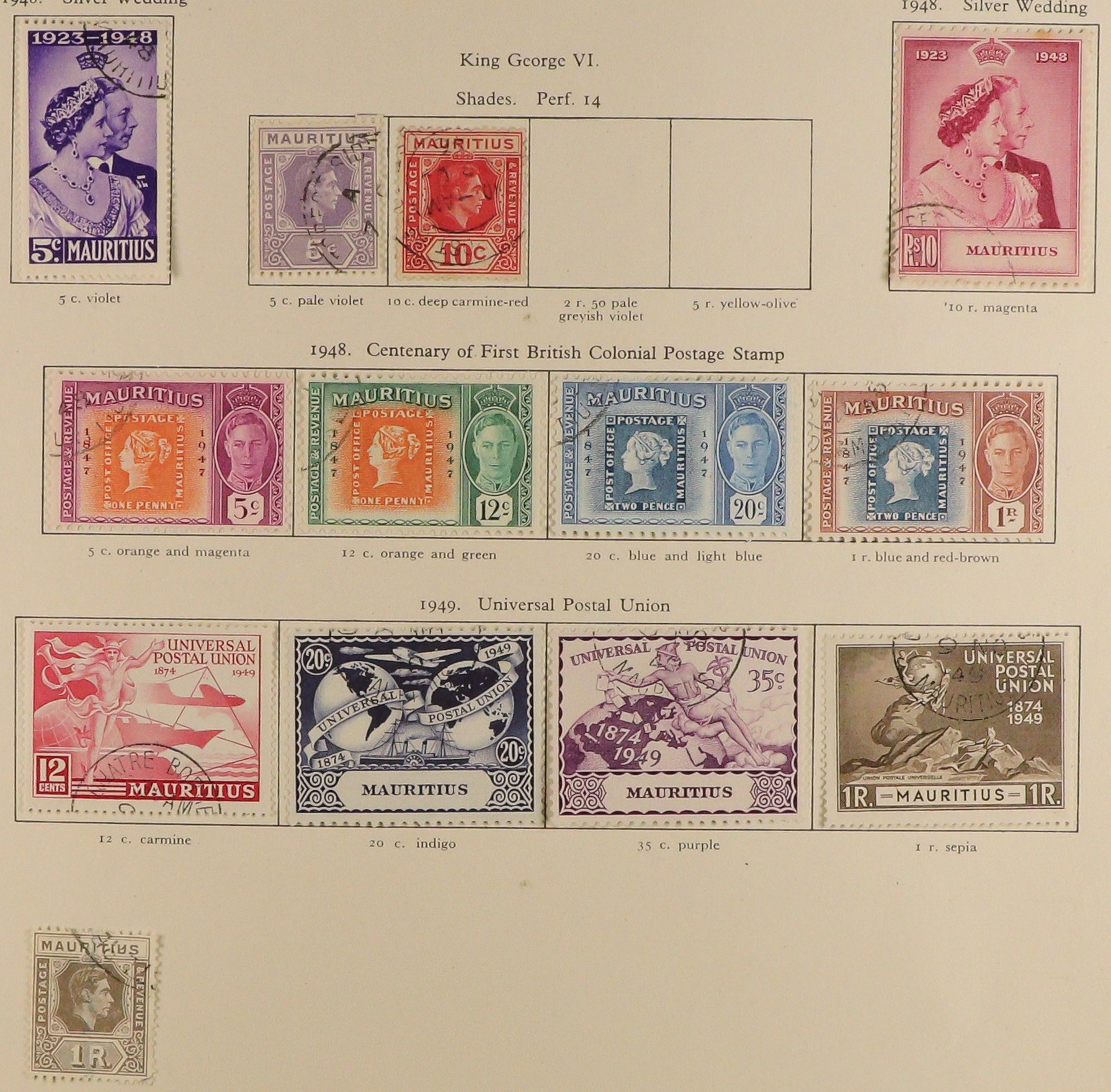 COLLECTIONS & ACCUMULATIONS COMMONWEALTH KING GEORGE VI VERY FINE USED COLLECTION in 3 well-filled - Image 27 of 48