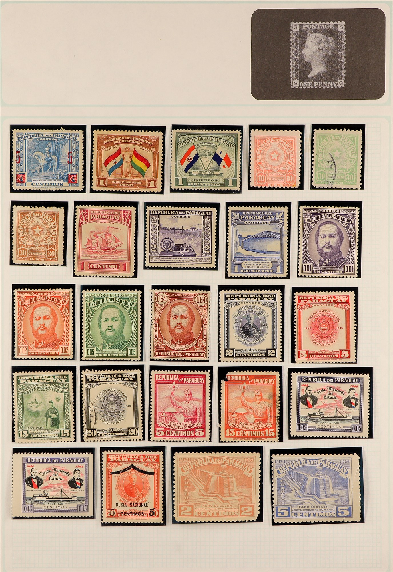 COLLECTIONS & ACCUMULATIONS WORLD COLLECTION 1890's to 1990's mint & used stamps in mostly hingeless - Image 34 of 41