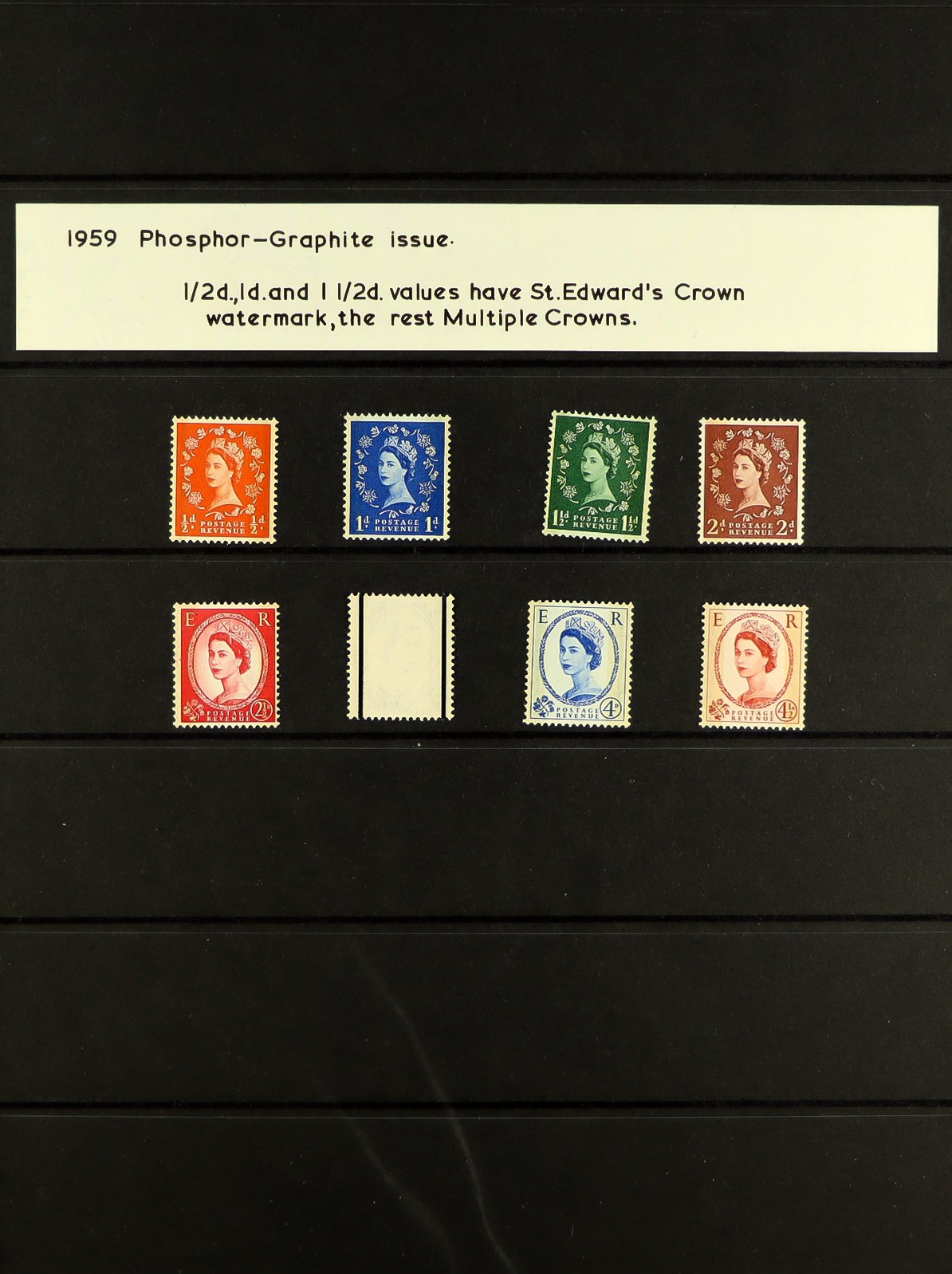 GREAT BRITAIN 1937-1980's NEVER HINGED MINT COLLECTION in two albums, includes 1937-47 set incl - Image 12 of 33