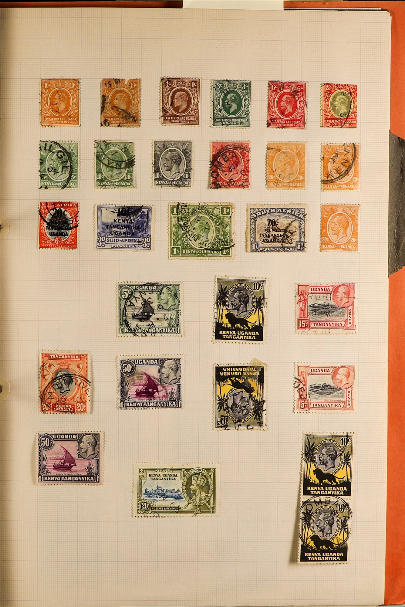 COLLECTIONS & ACCUMULATIONS COMMONWEALTH IN 4 ALBUMS. All periods mint & used (mostly used) Aden - Image 23 of 33