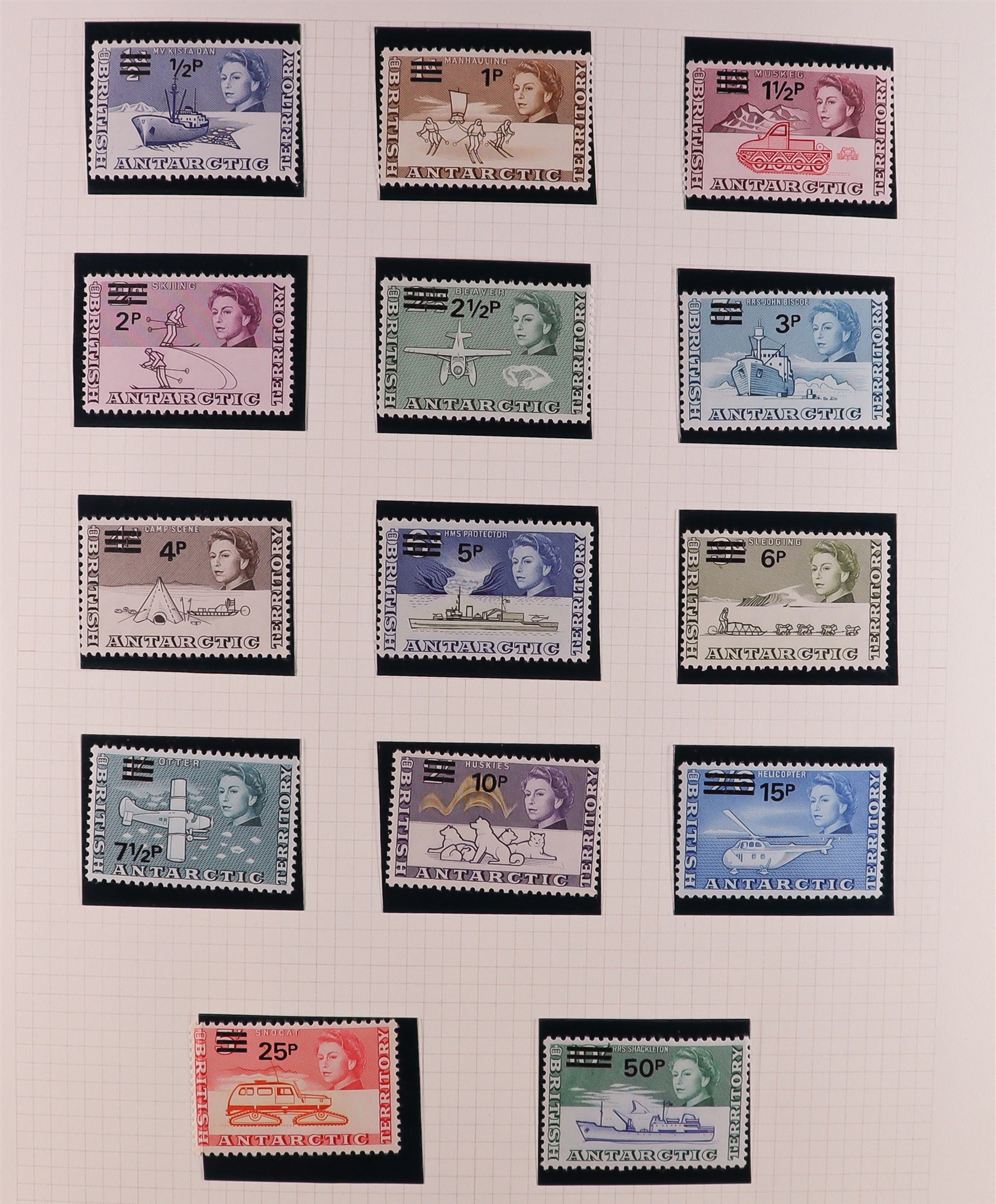 COLLECTIONS & ACCUMULATIONS COMMONWEALTH ISLANDS - NEVER HINGED MINT COLLECTION IN 16 ALBUMS with - Image 2 of 30