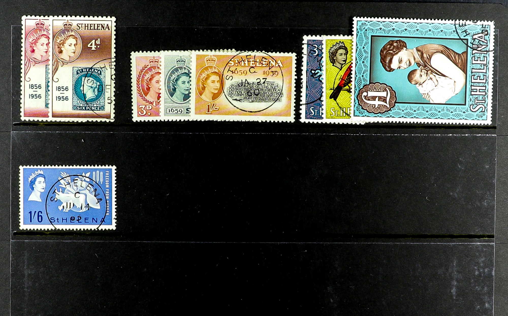 ST HELENA 1902 - 1963 COLLECTION of used stamps on protective page, all very fine cds used, many - Image 2 of 2