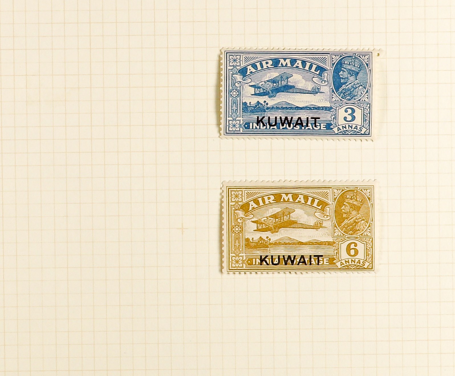 KUWAIT 1923 MINT COLLECTION of approx 140 stamps on album pages, note 1923-24 vals to 2r, 1929-37 to - Image 3 of 13