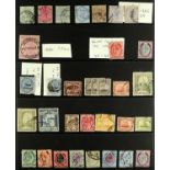 MALTA 1885-2000's MOSTLY USED COLLECTION on stock pages, includes 1886 5s used, 1899-1901 set