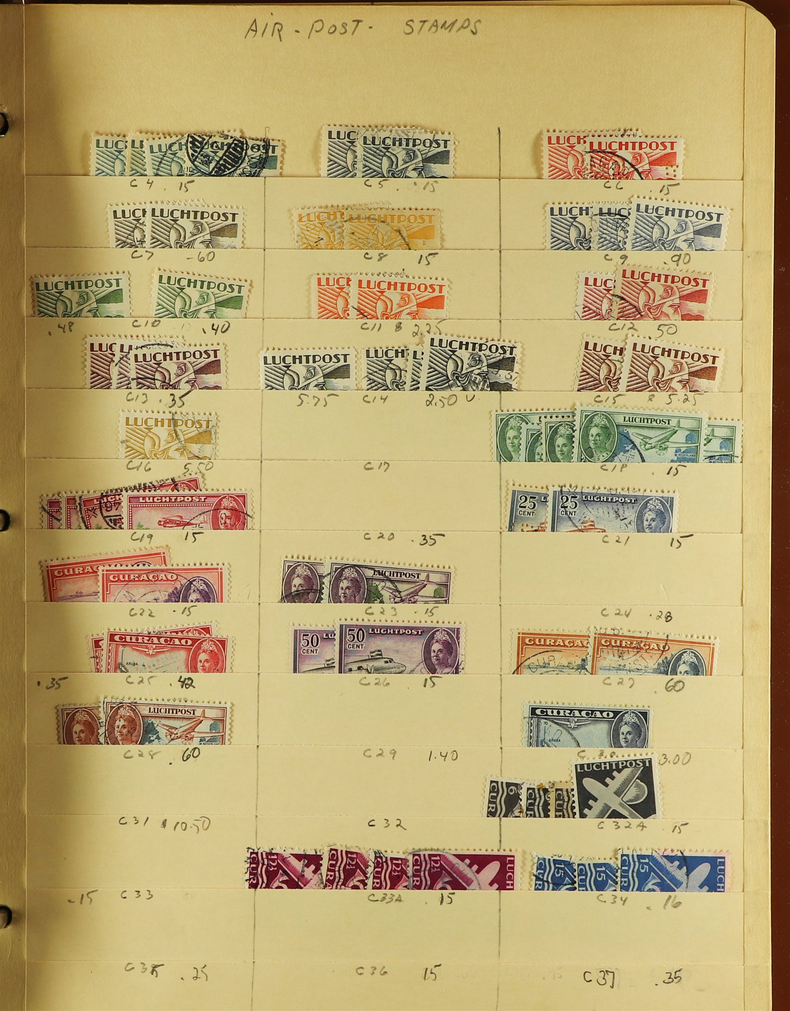 NETHERLANDS DEALERS STOCK IN 3 BINDERS, INCL. COLONIES. 1852 - 2000's an extensive holding of - Image 23 of 24