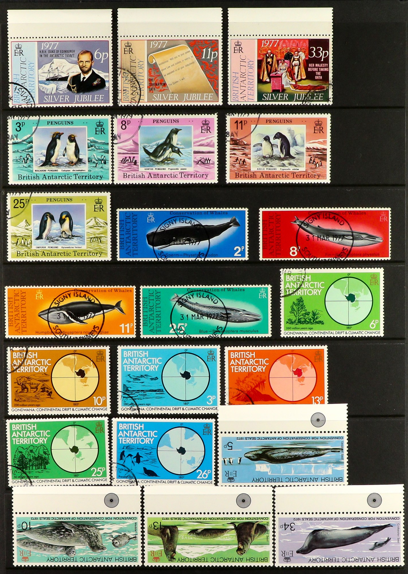 BR. ANTARCTIC TERR. 1963 - 2005 COMPLETE NHM COLLECTION on Davo pages. Also includes a selection - Image 11 of 13