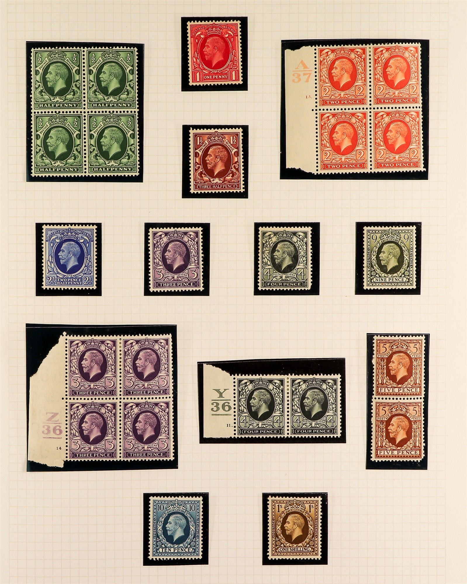 GREAT BRITAIN 1924-1982 MINT COLLECTION in hingeless mounts in two albums, later issues are never