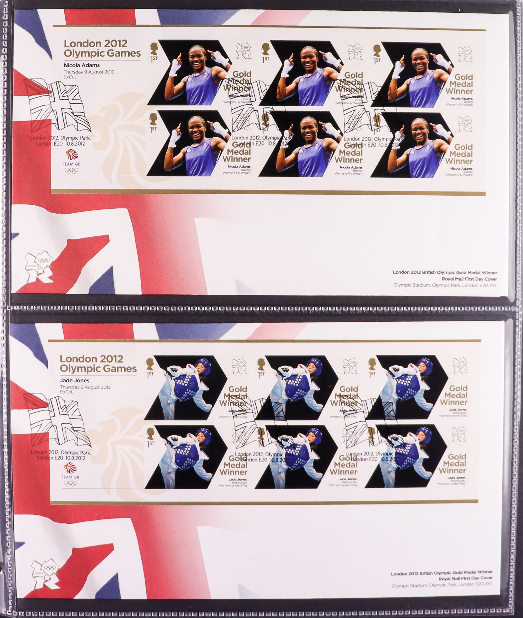 GB.FIRST DAY COVERS 1992-2018 COMPREHENSIVE COLLECTION in nine albums, includes 2012 Olympic & - Image 2 of 10