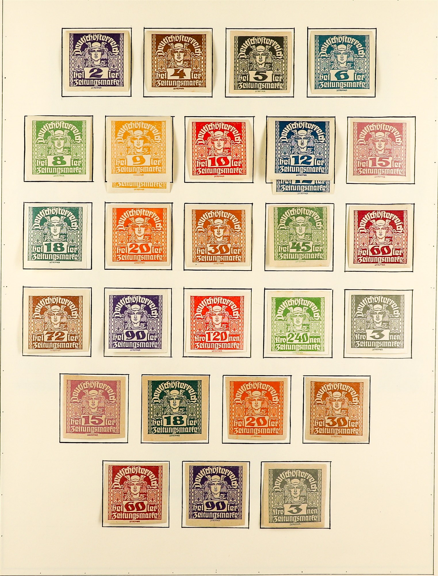 AUSTRIA 1918 - 1937 REPUBLIC COLLECTION of chiefly mint / never hinged mint sets in album incl - Image 15 of 22