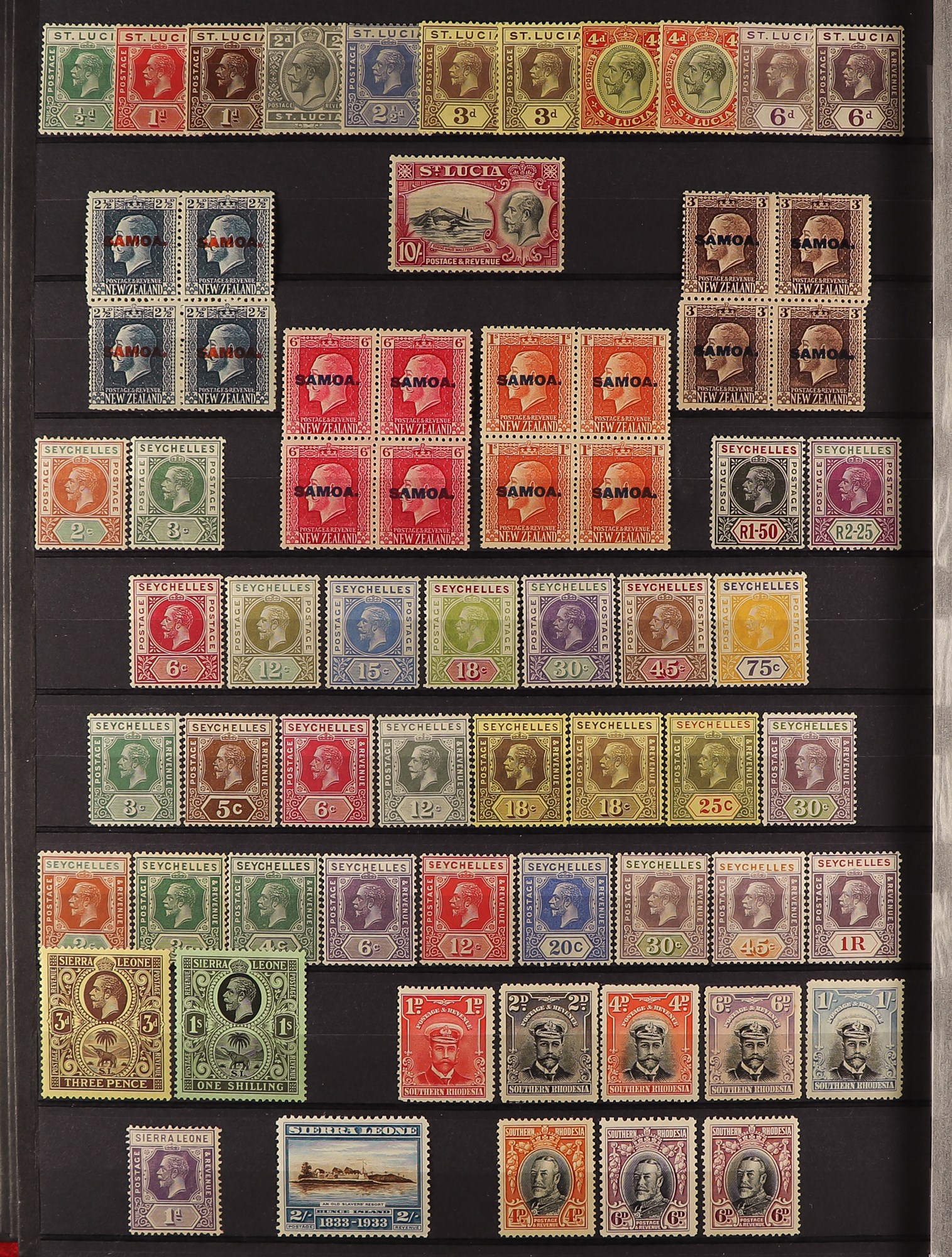 COLLECTIONS & ACCUMULATIONS COMMONWEALTH - KING GEORGE 5TH MINT COLLECTION of 750+ stamps on - Image 10 of 12