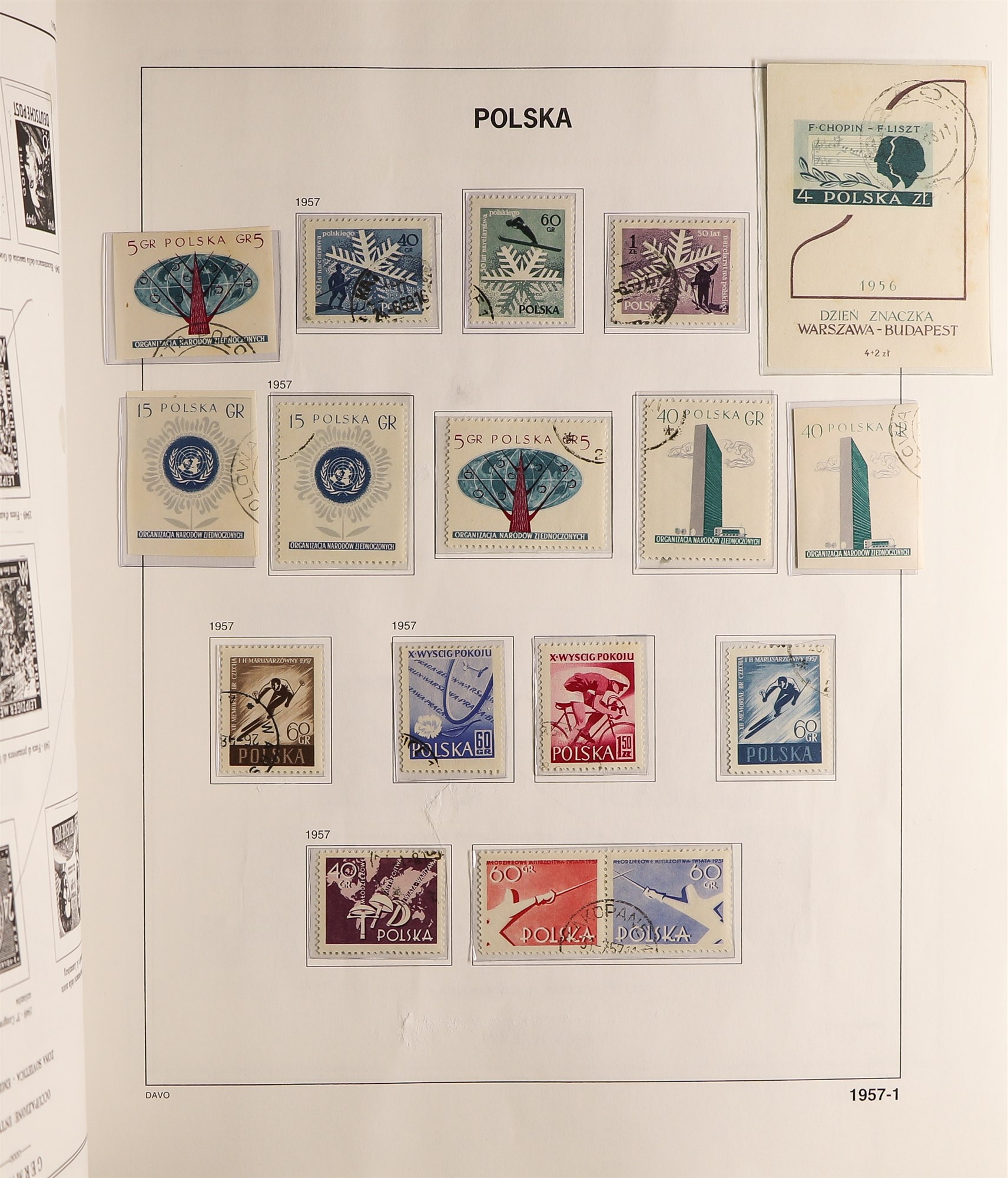 POLAND 1944 - 1959 USED COLLECTION in a hingeless Davo Polska album, chiefly complete sets & - Image 13 of 18