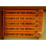 2010 SG STAMPS OF THE WORLD in 5 volumes. Generally good.