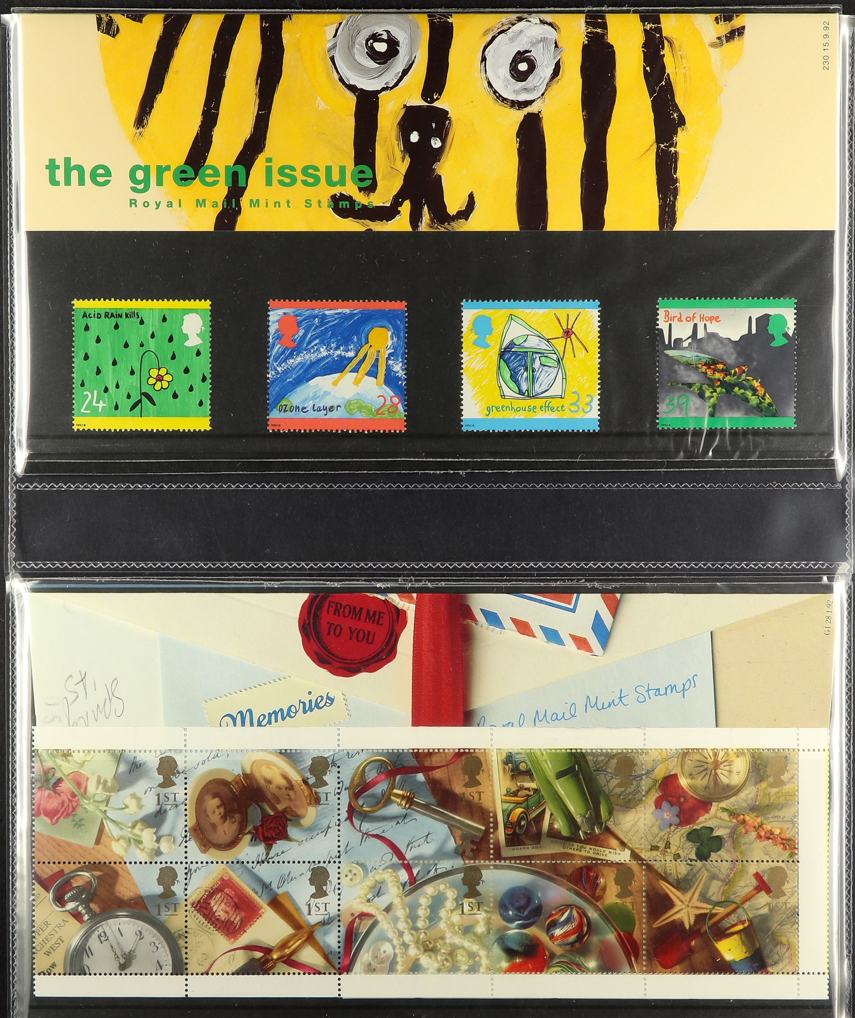 GREAT BRITAIN MOSTLY GREAT BRITAIN including 1970's-2000 presentation packs in albums, large blocks, - Image 8 of 25