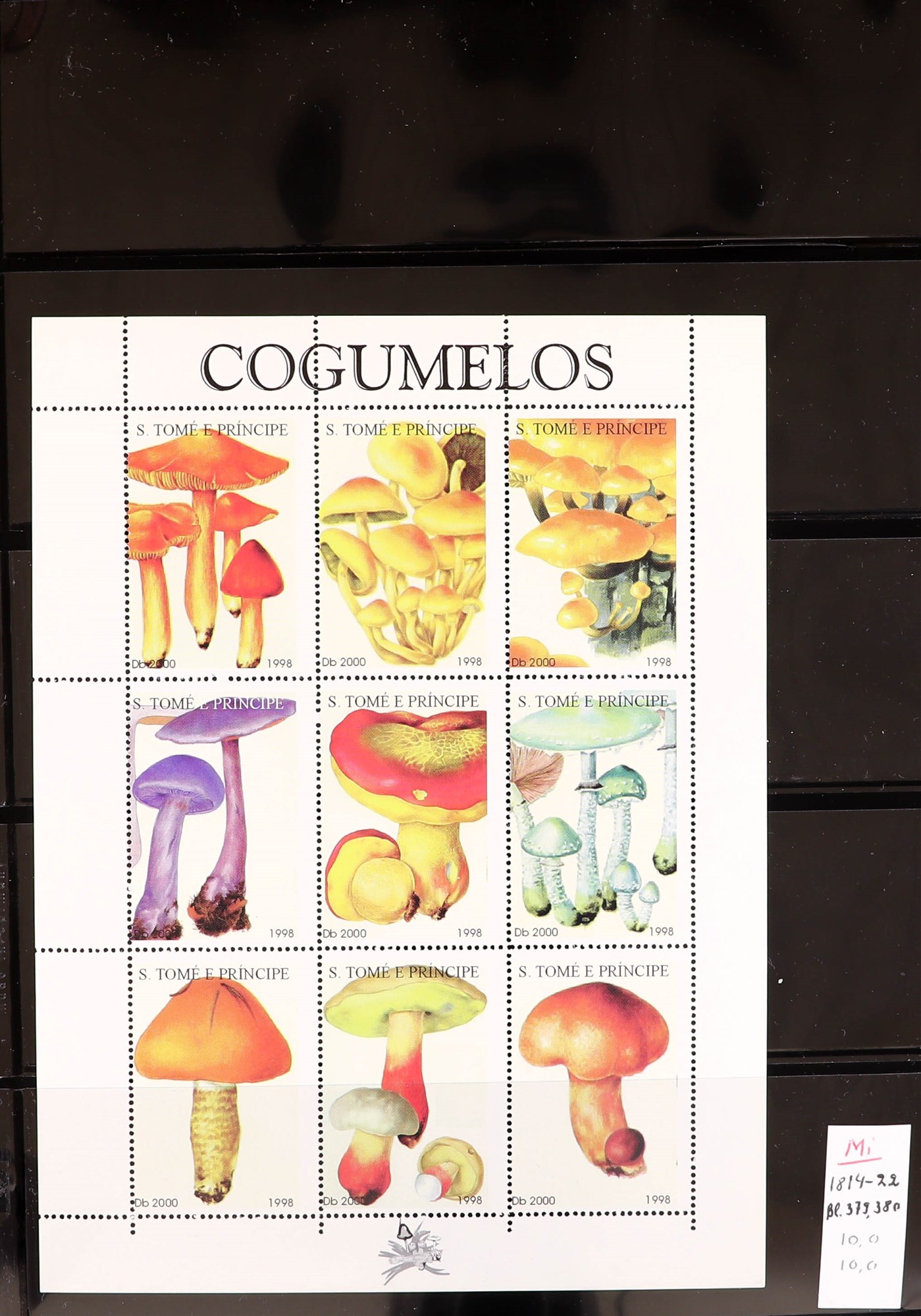 PORTUGUESE COLONIES FUNGI STAMPS OF ST THOMAS & PRINCE ISLANDS 1984 - 2014 never hinged mint - Image 21 of 30