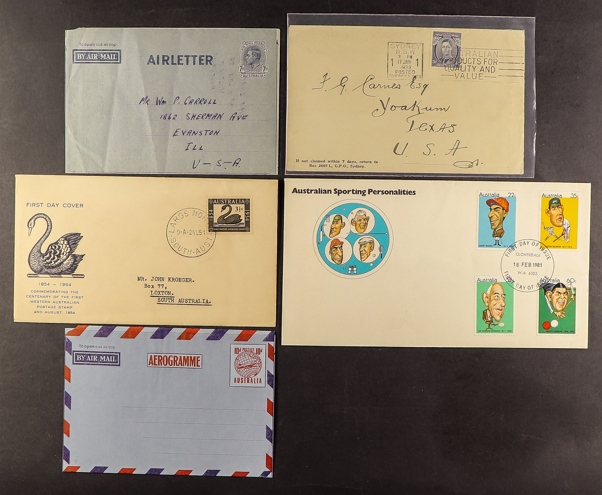 AUSTRALIA 1945 - 2012 COVERS a box with mainly unused postal Stationery cards with many complete - Bild 3 aus 5