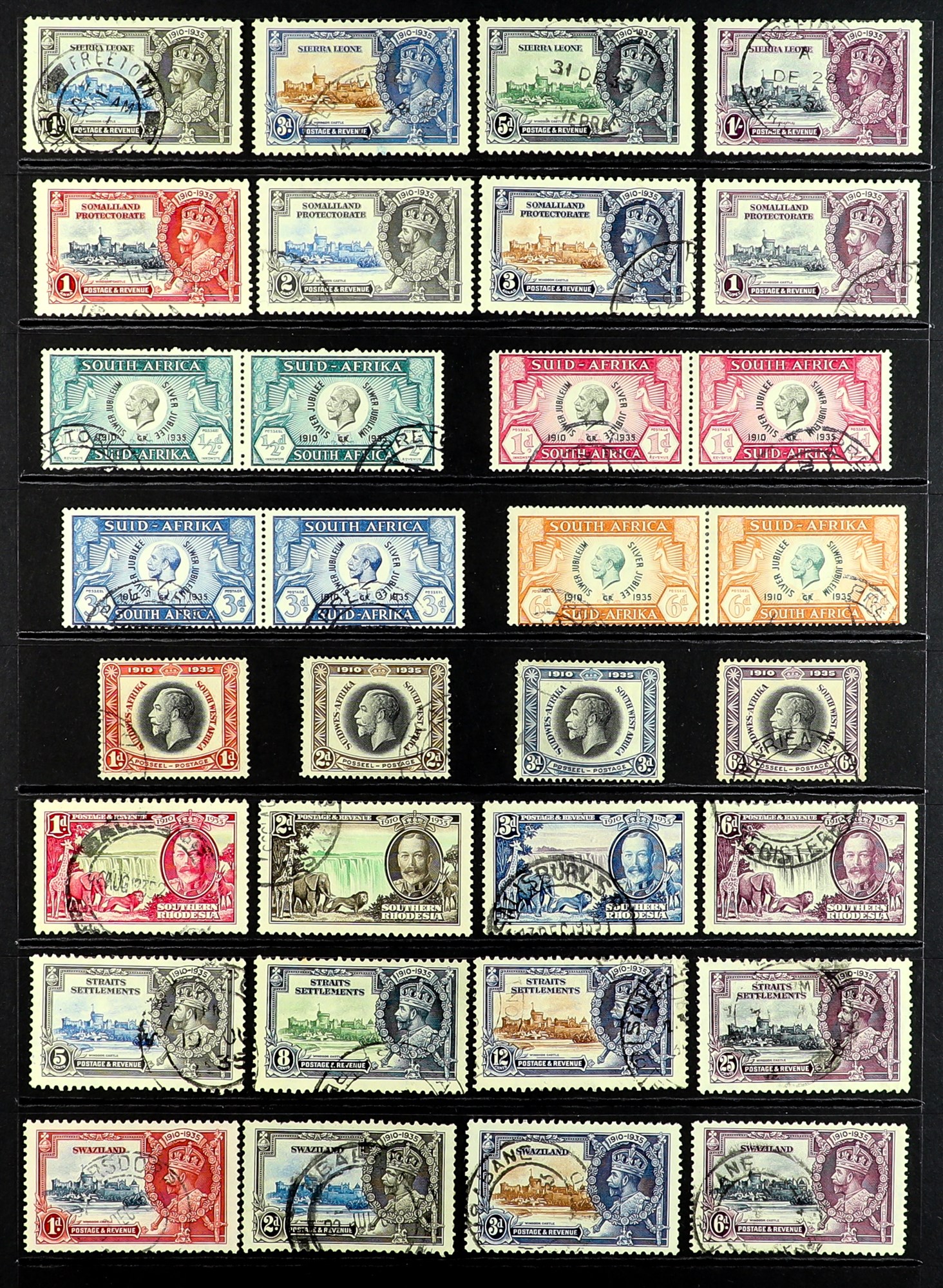 COLLECTIONS & ACCUMULATIONS 1935 SILVER JUBILEE complete Commonwealth omnibus series (including - Image 8 of 9