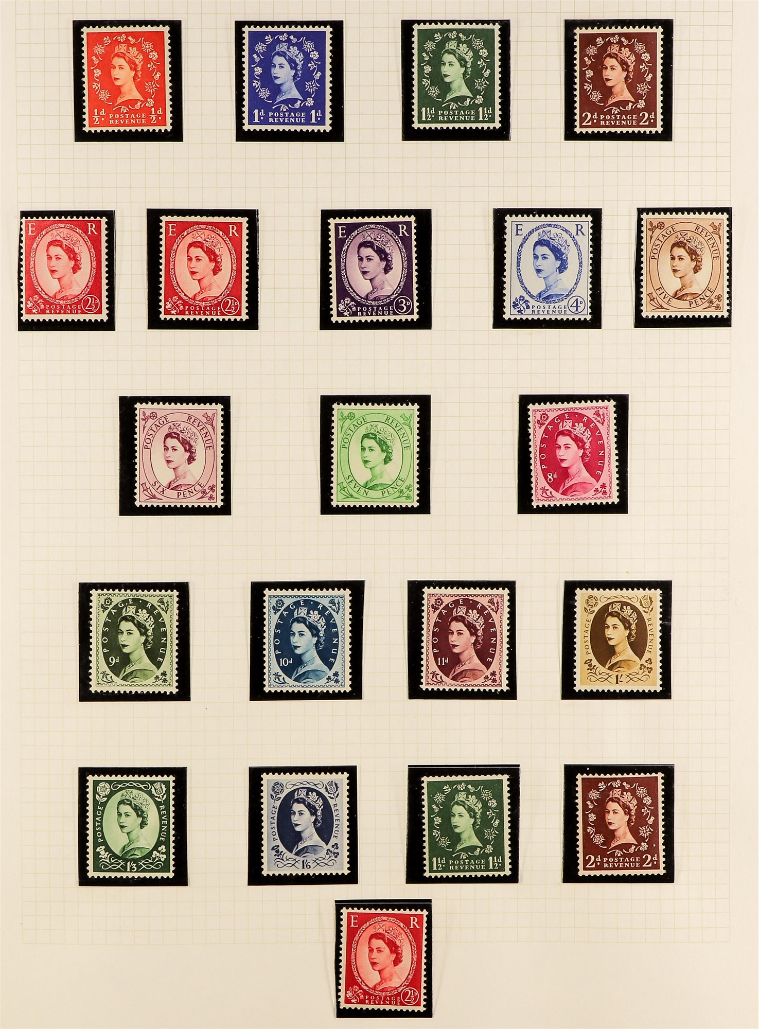 GREAT BRITAIN 1924-1982 MINT COLLECTION in hingeless mounts in two albums, later issues are never - Image 5 of 27