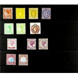 AUSTRALIAN STATES VICTORIA 1886 - 1913 MINT COLLECTION of over 45 stamps on protective pages, note
