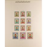LIBYA 1977 - 1988 NEVER HINGED MINT IN 2 VOLUMES. A collection of sets, se-tenant strips & blocks,