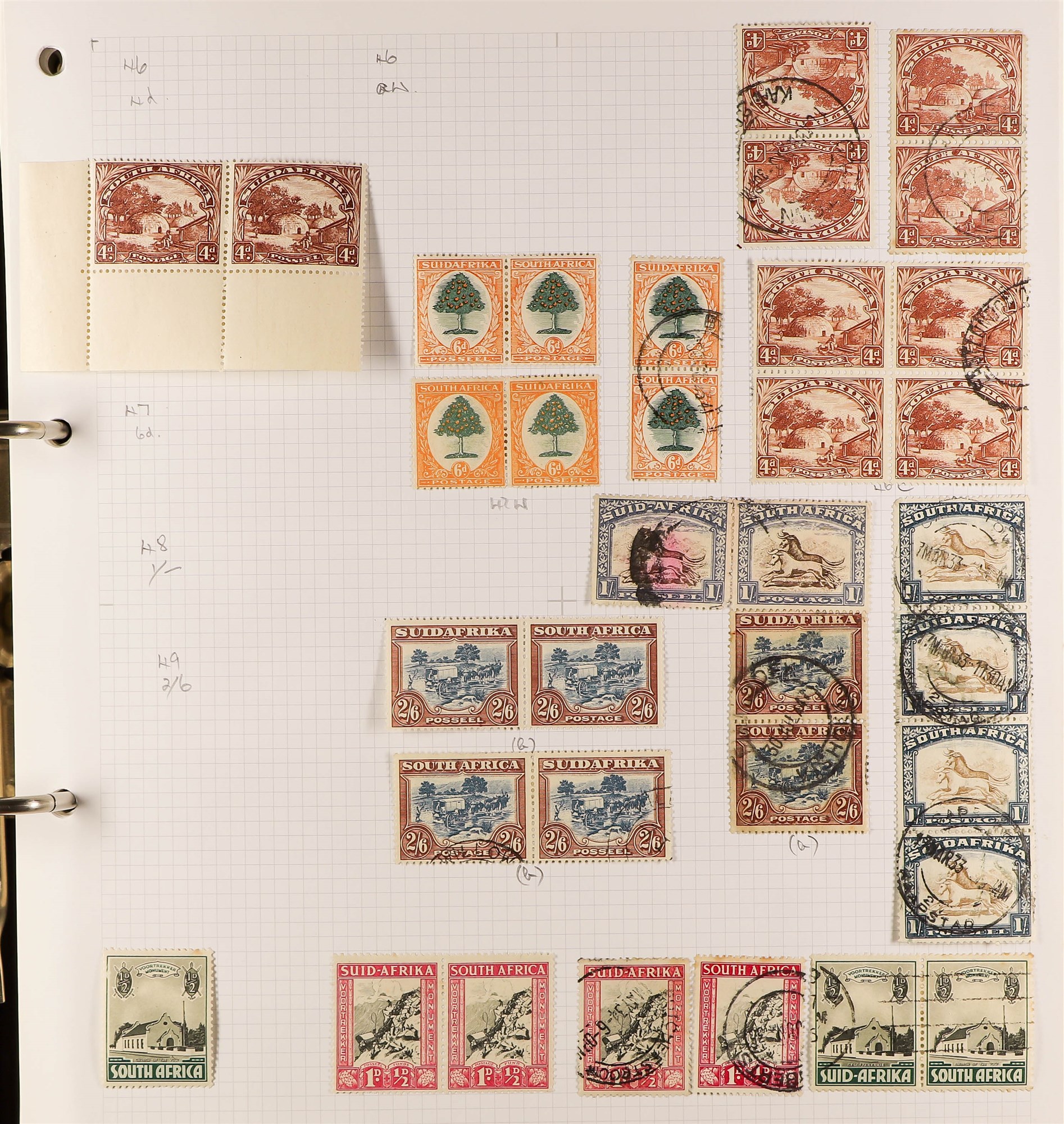 SOUTH AFRICA 1910 - 2010 COLLECTION of mint & used stamps in album, many high values, sets (2200+ - Image 4 of 17