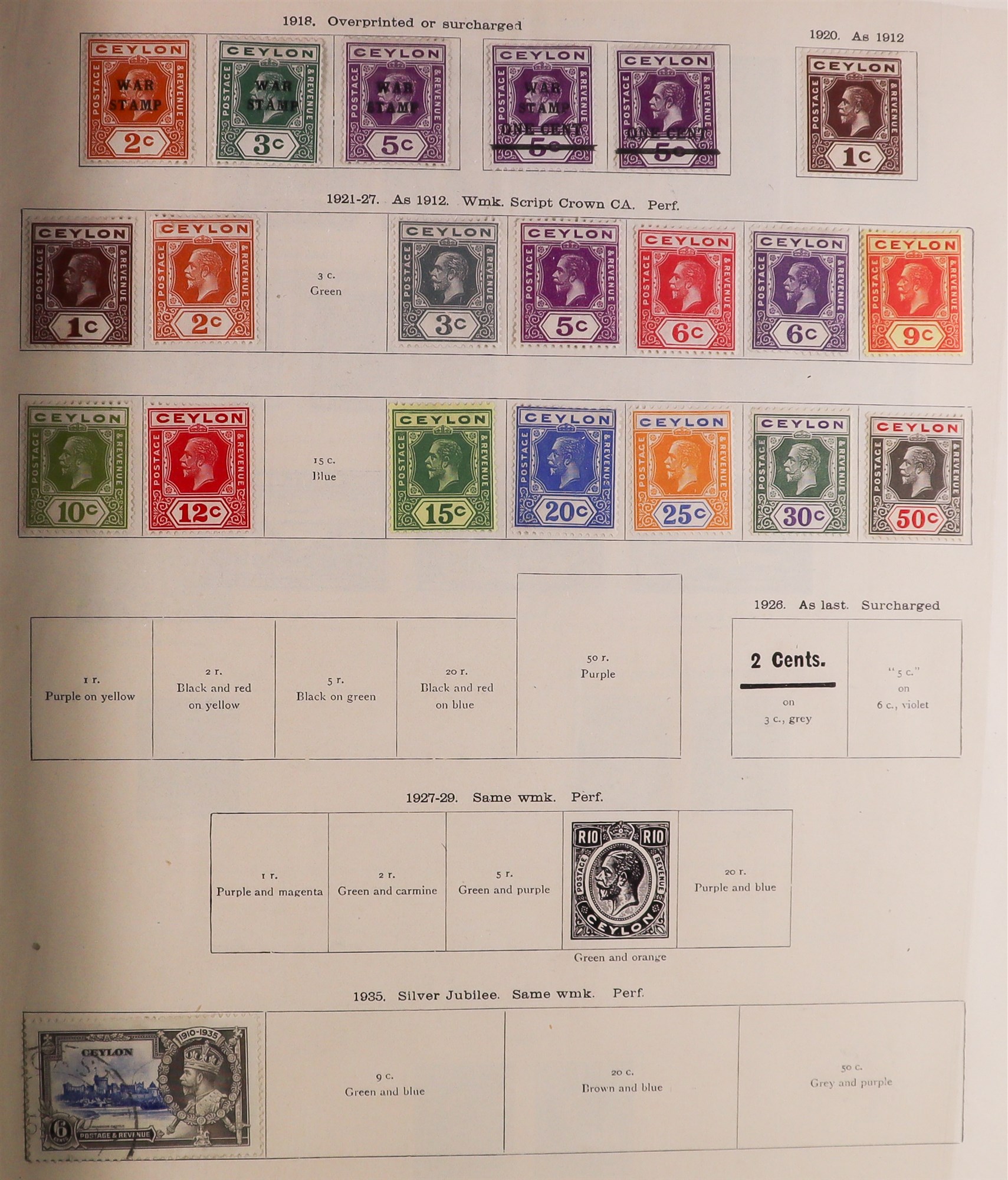 COLLECTIONS & ACCUMULATIONS BR. EMPIRE IN SG "IDEAL" ALBUM. Volume 1 for Br. Empire stamps to mid- - Image 4 of 10