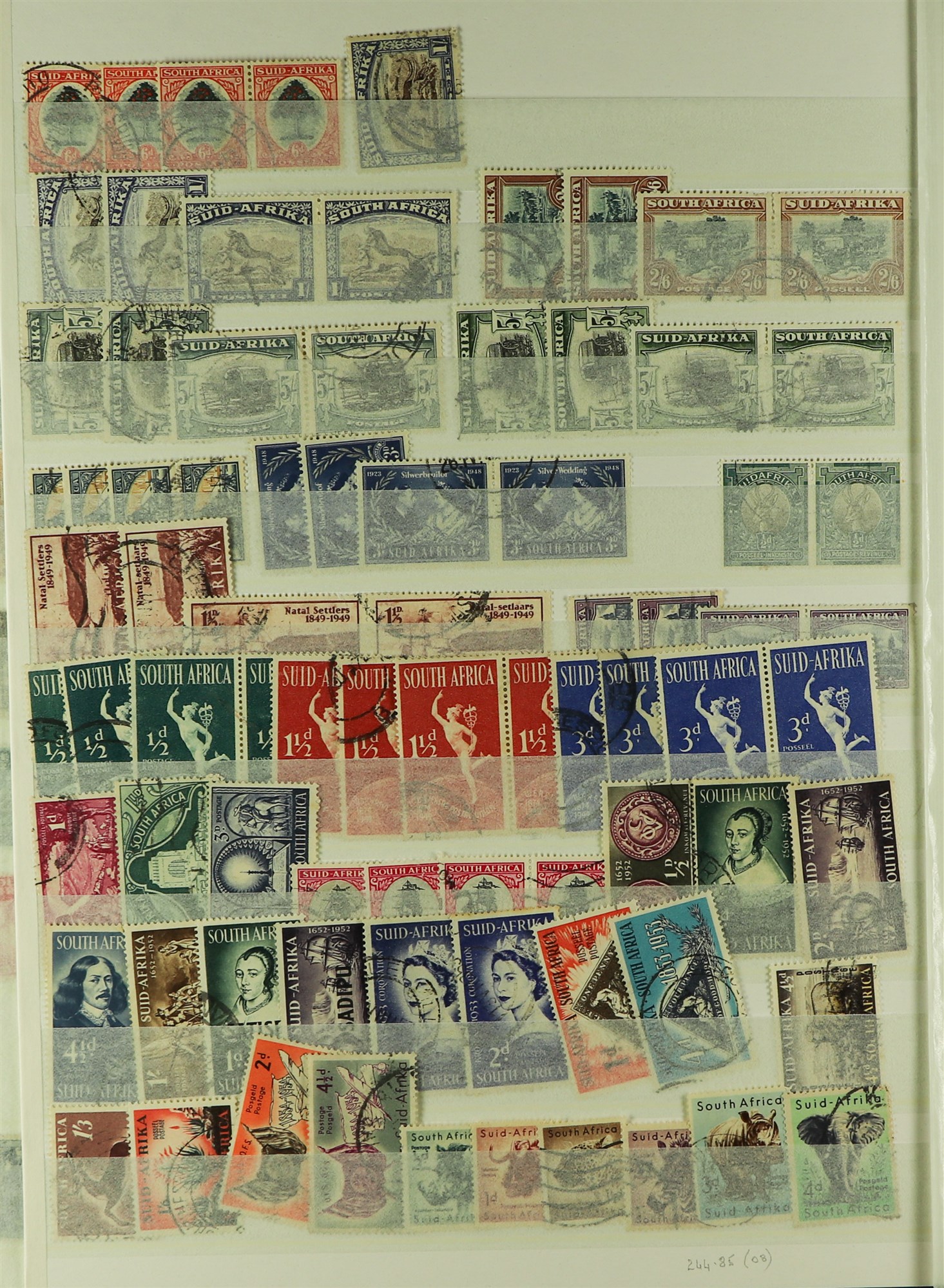 SOUTH AFRICA 1913 - 2000 COLLECTION / ACCUMULATION of 1500+ mint / never hinged mint & used stamps - Image 8 of 15