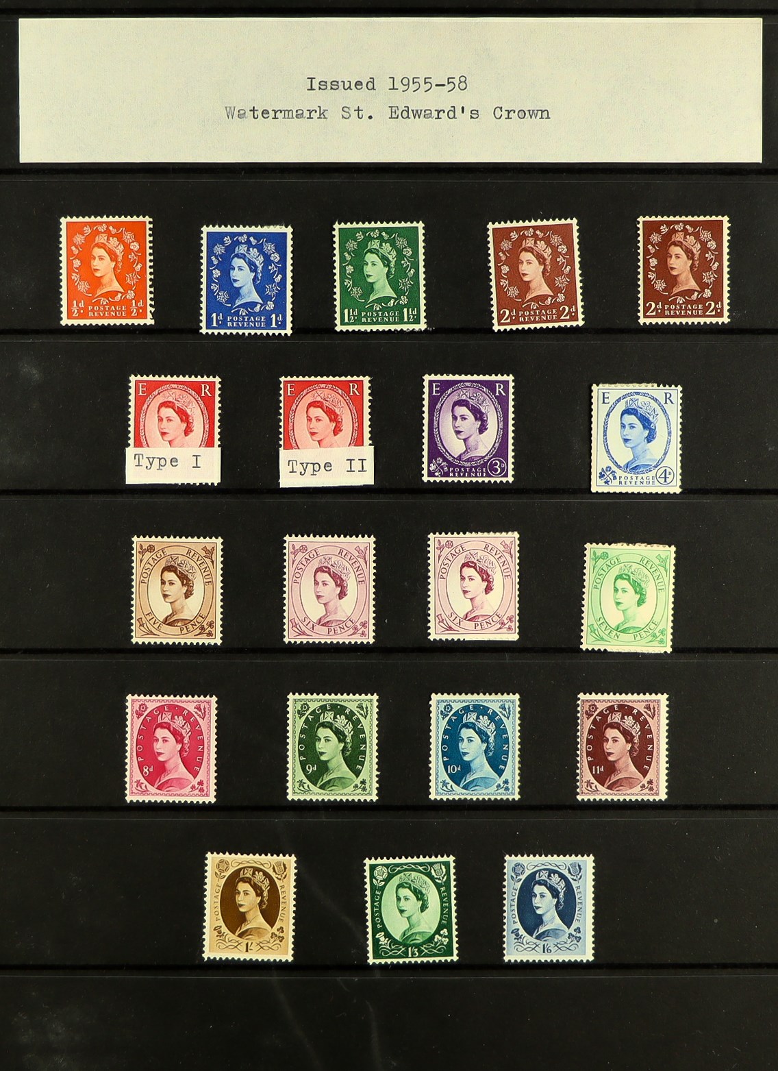 GREAT BRITAIN 1937-1980's NEVER HINGED MINT COLLECTION in two albums, includes 1937-47 set incl - Image 5 of 33