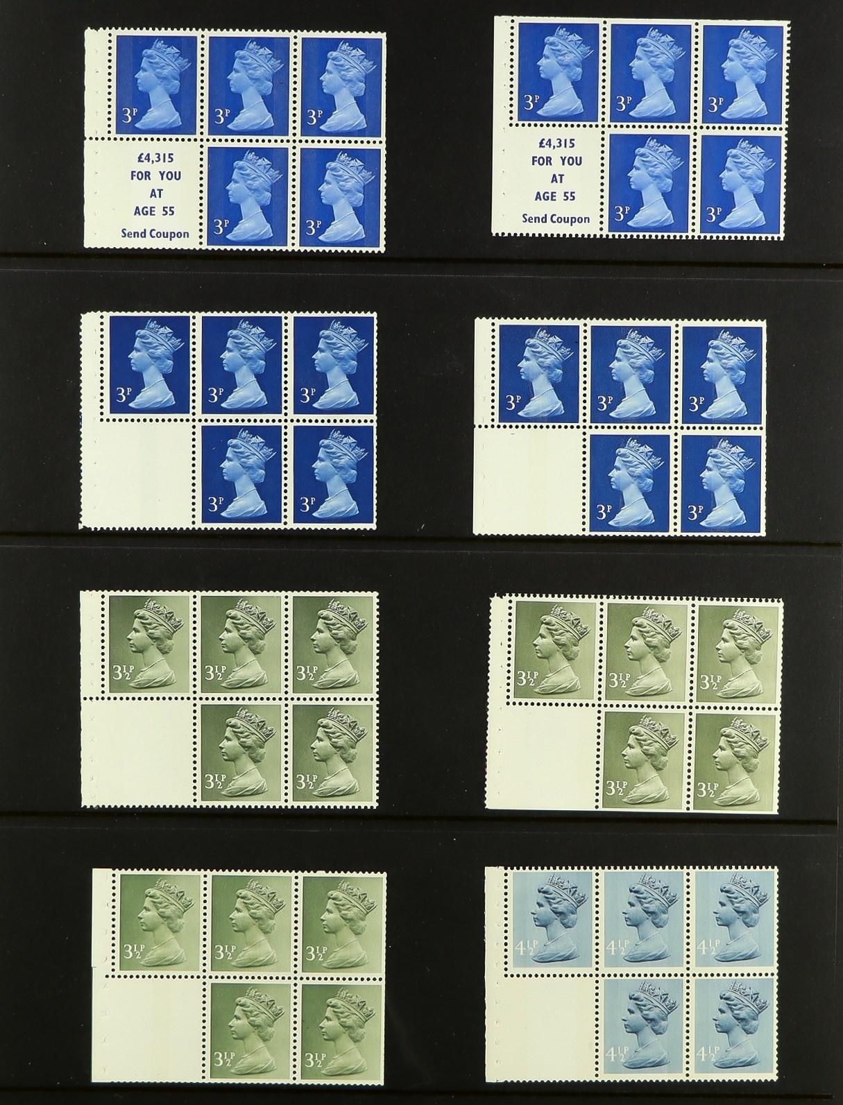 GREAT BRITAIN 1937-1980's NEVER HINGED MINT COLLECTION in two albums, includes 1937-47 set incl - Image 17 of 33