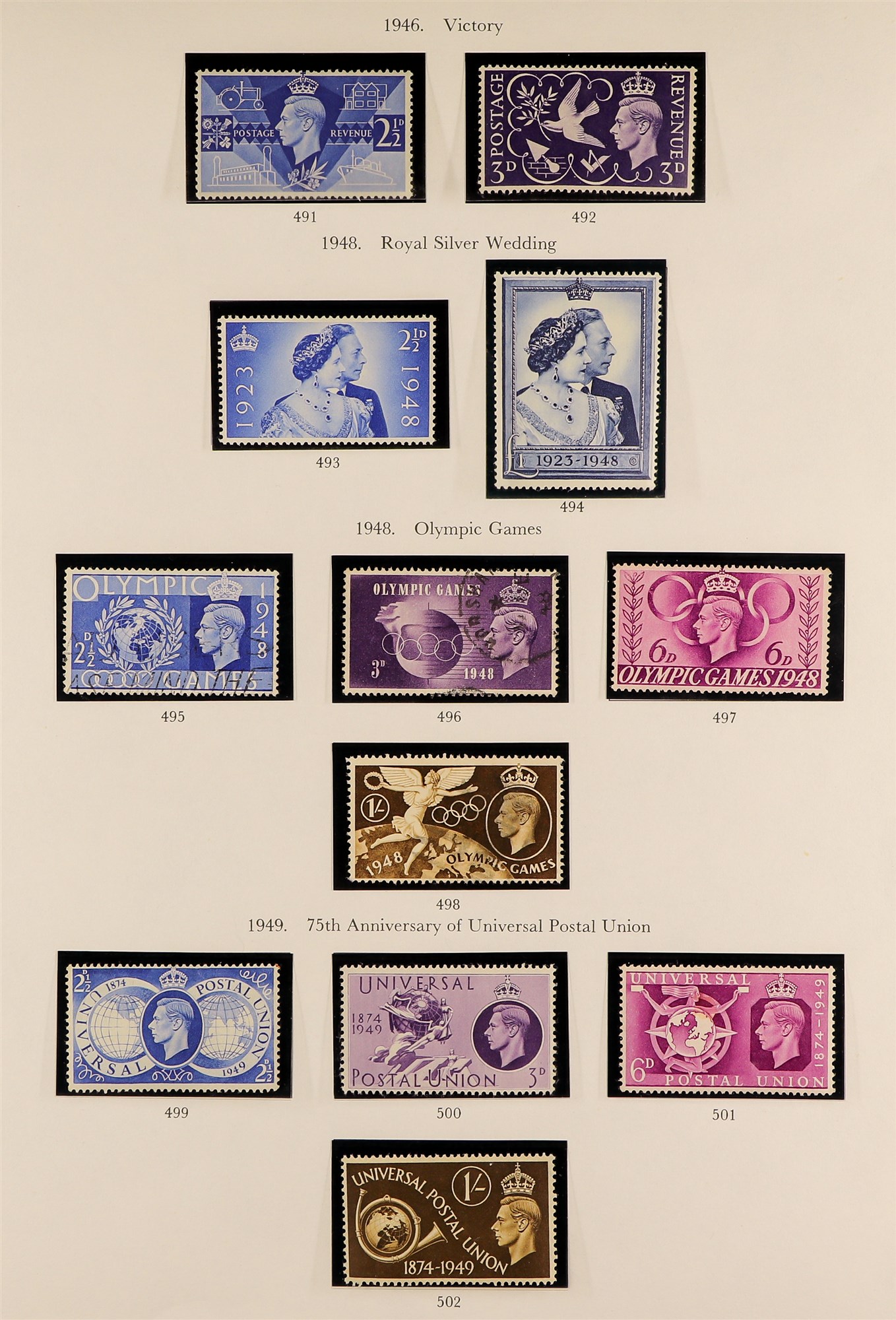 GREAT BRITAIN 1840-1999 COLLECTION in hingeless mounts in three Stanley Gibbons albums, includes - Image 12 of 25