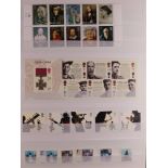 GB.ELIZABETH II 1977 - 2007 mint decimal stamps in albums and presentation packs. Also a few used